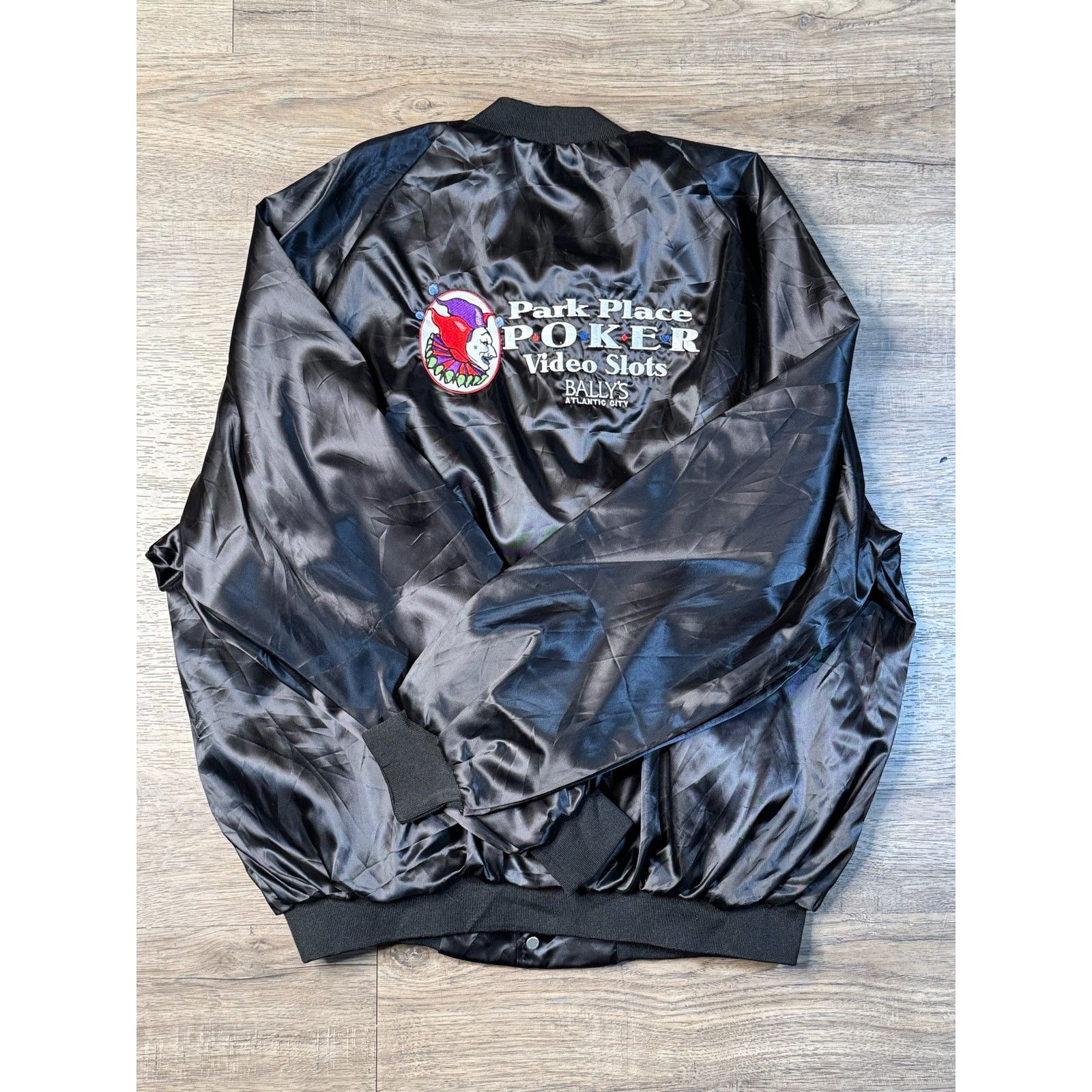 Vintage Vintage Bally’s Atlantic City Poker Slots Bomber Jacket Size US XL / EU 56 / 4 - 2 Thumbnail