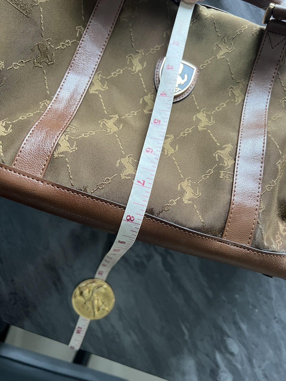 Ferrari Ferrari : Medium Barrel Bag Monogram Pattern Size ONE SIZE - 15 Thumbnail