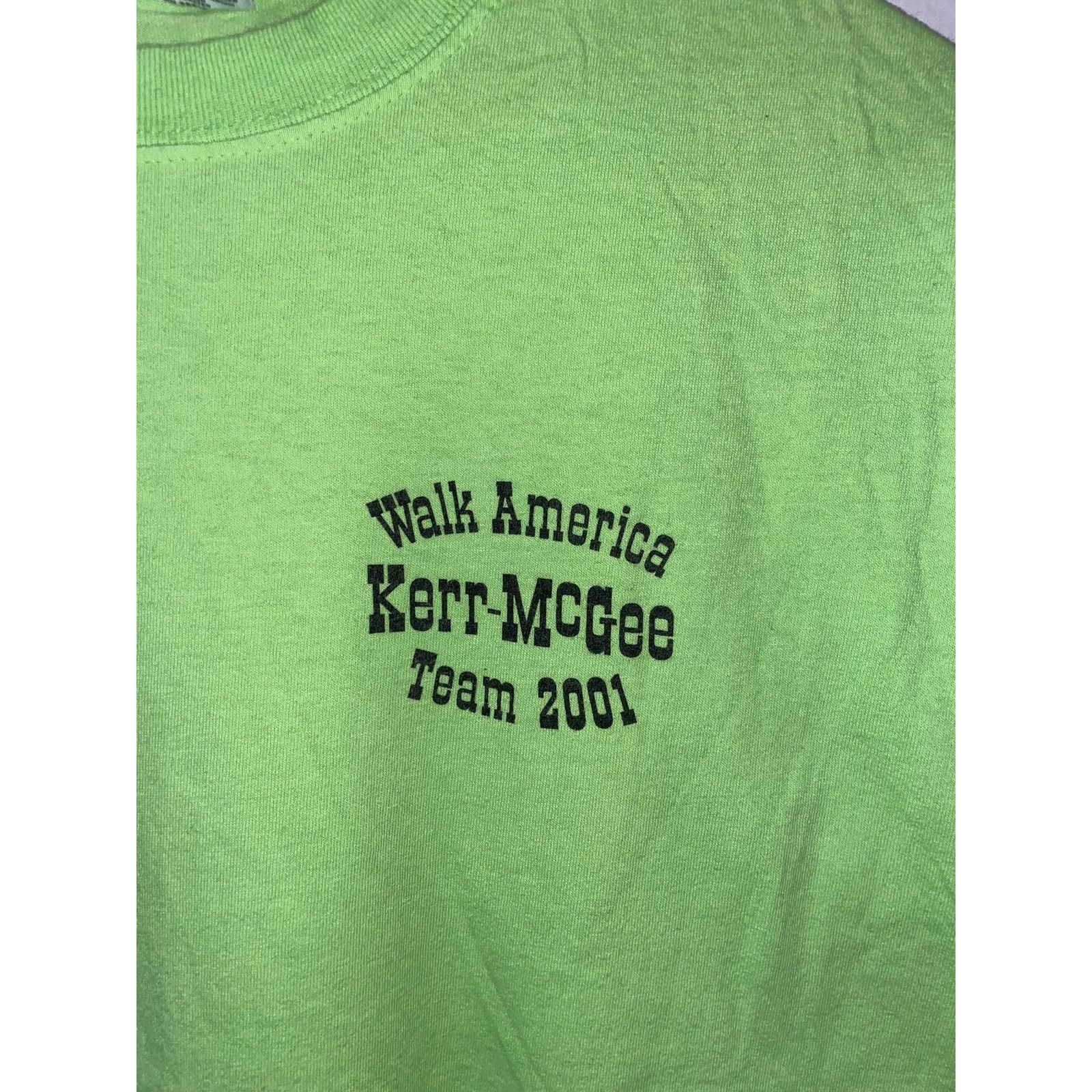 Anvil Vintage Walk America Shirt Fight Birth Defects Baby XL 2001 Size US XL / EU 56 / 4 - 3 Thumbnail