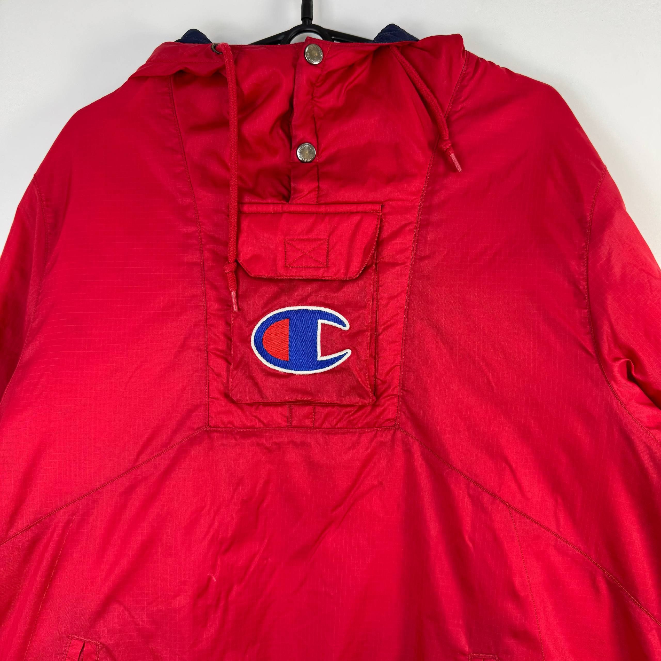 Supreme Supreme x Champion Pullover Jacket Red Vintage Style M Size US M / EU 48-50 / 2 - 2 Thumbnail