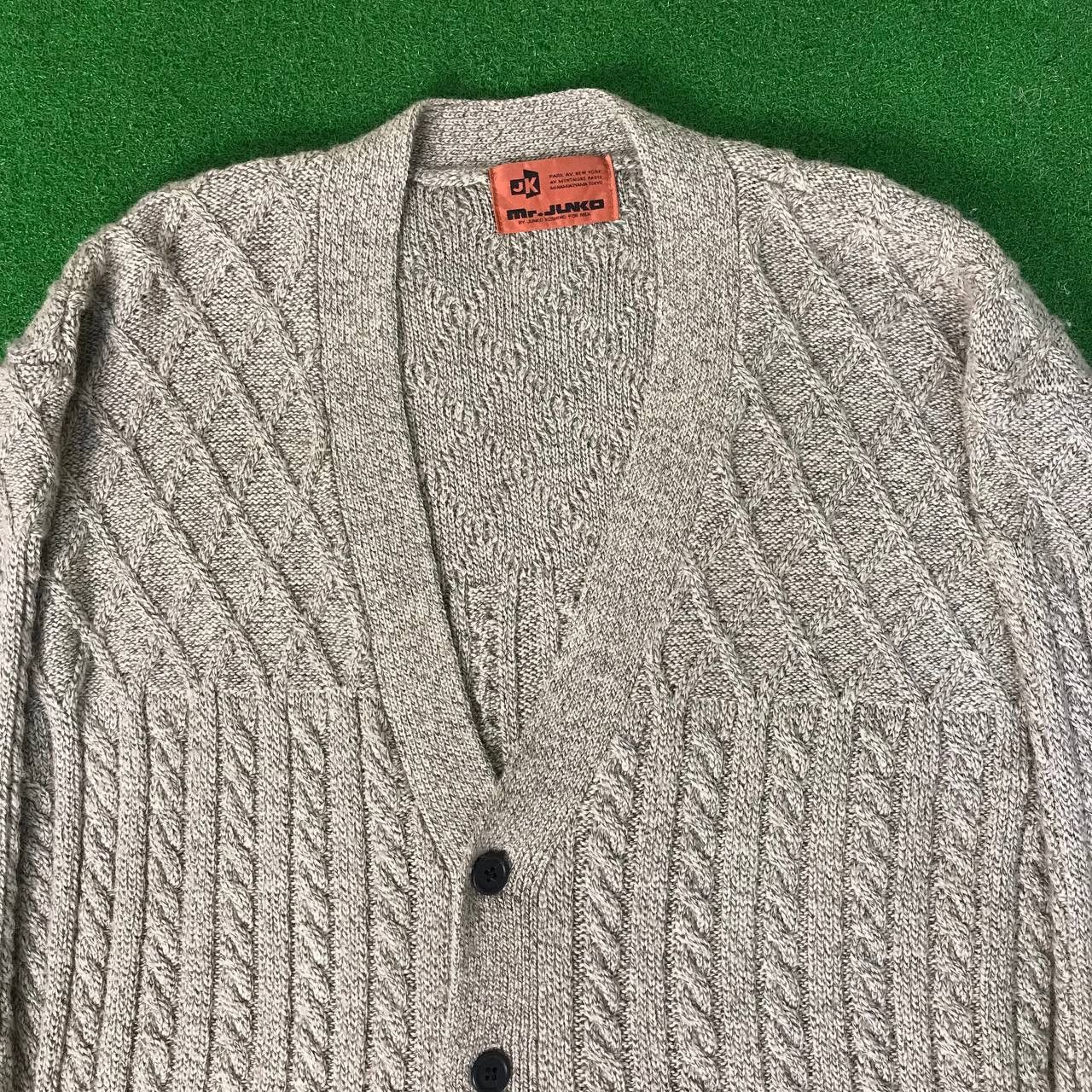 Aran Isles Knitwear VINTAGE MR.JUNKO KONSHINO FOR MEN KURT COBAIN STYLE Size US M / EU 48-50 / 2 - 4 Thumbnail