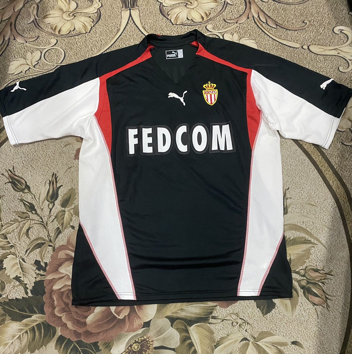 Maillots de foot vintage / rétro - The Football Market - Maillot Monaco extérieur 2020-2021