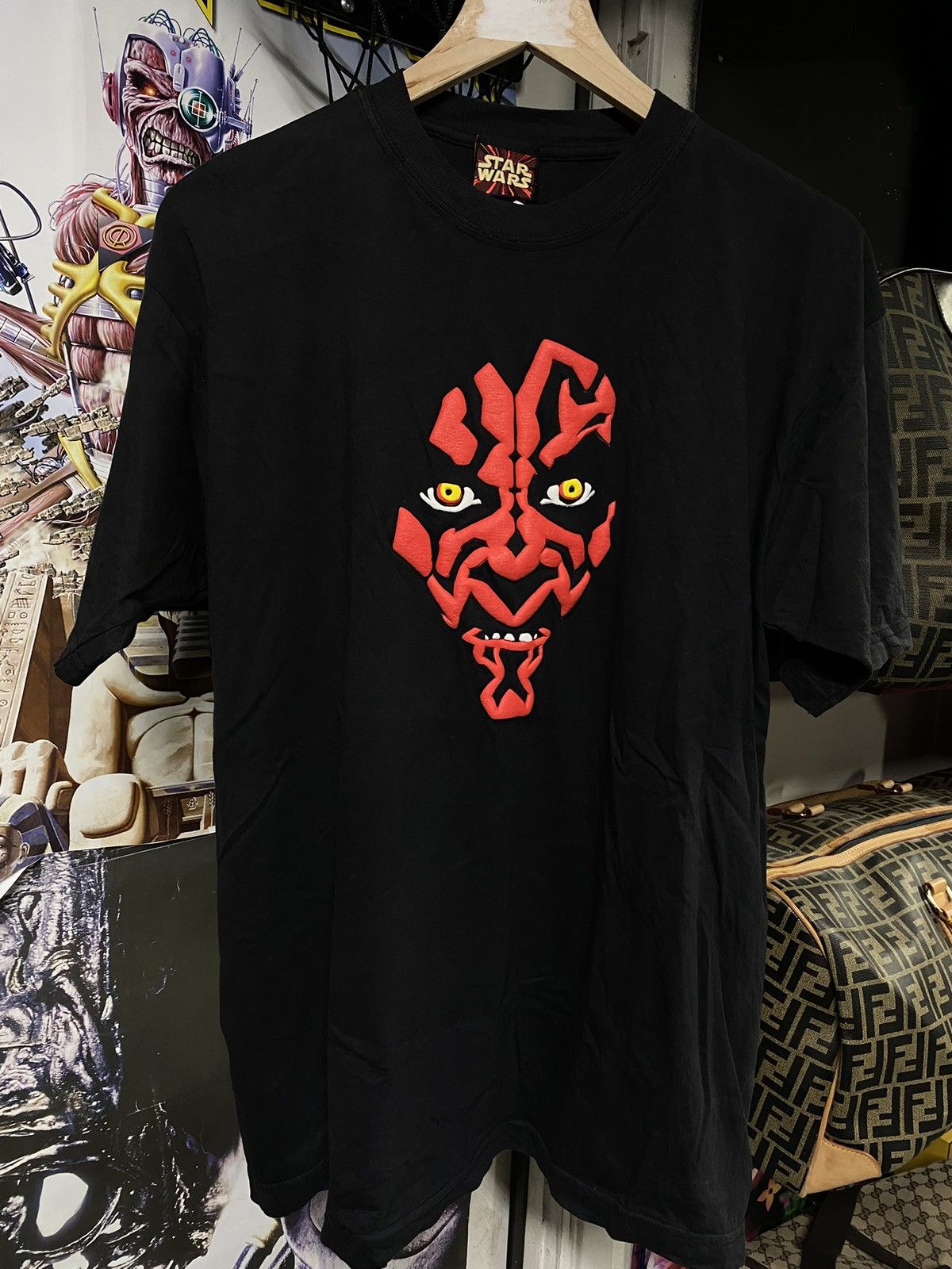 Vintage Vintage 90’s Darth Maul T-Shirt Vtg Star Wars Ep 1 Medium Size US M / EU 48-50 / 2 - 1 Thumbnail