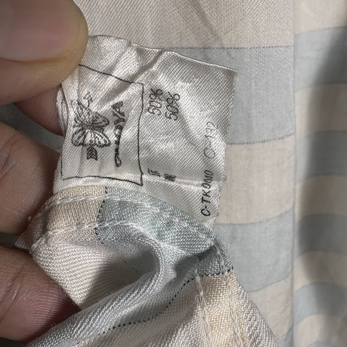 Balmain × Pierre Balmain Pierre Balmain Striped Pocket Shirt Size US L / EU 52-54 / 3 - 7 Thumbnail