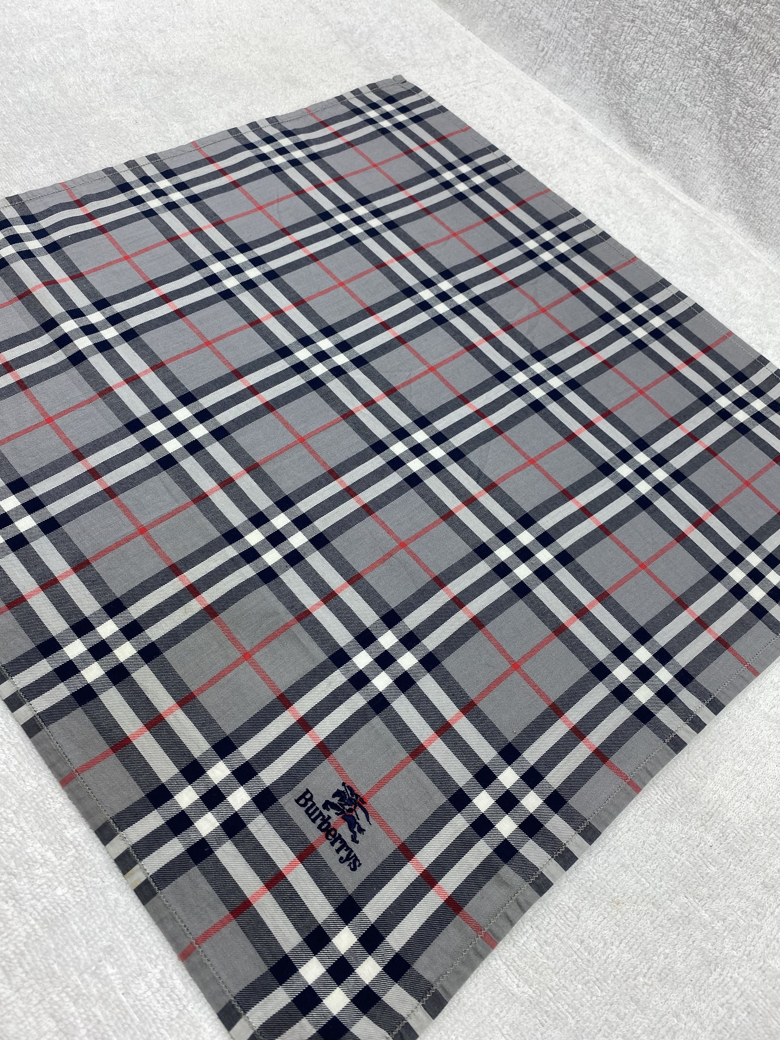 Burberry Vintage Burberry Handkerchief / Bandana / Neckerchief Size ONE SIZE - 4 Thumbnail