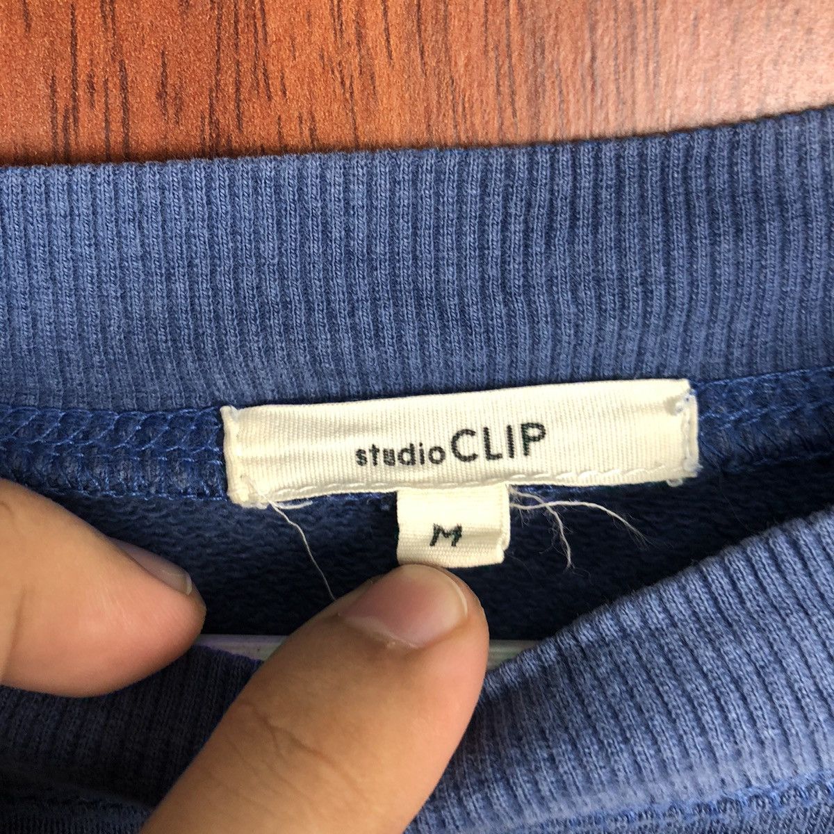 Japanese Brand Roanoke Studio Clip Blue vintage Sweatshirt #7530 Size US M / EU 48-50 / 2 - 11 Thumbnail