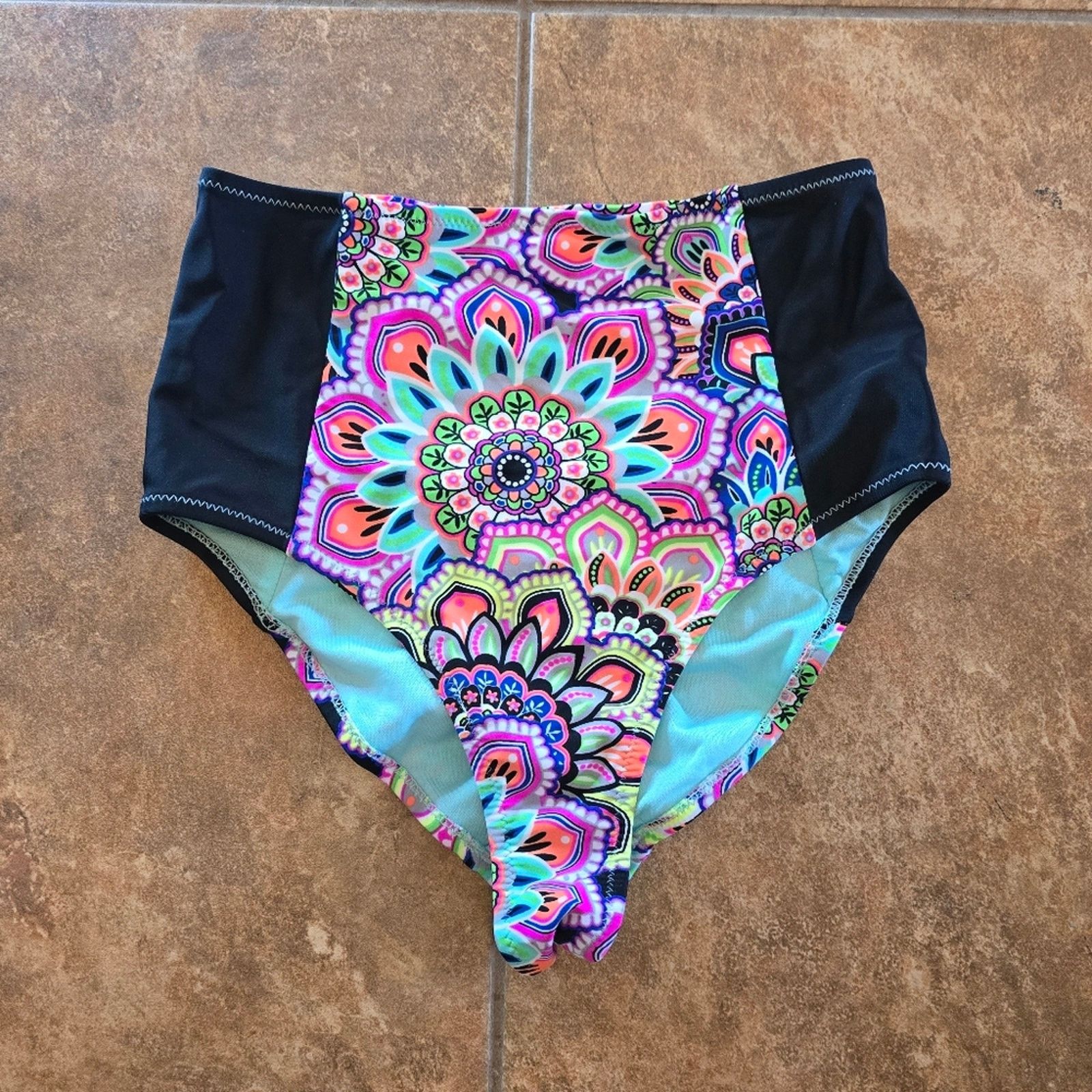 Other Electric Flower | FYS | Hampton High Waist Bikini Bottoms Size ONE SIZE - 1 Thumbnail