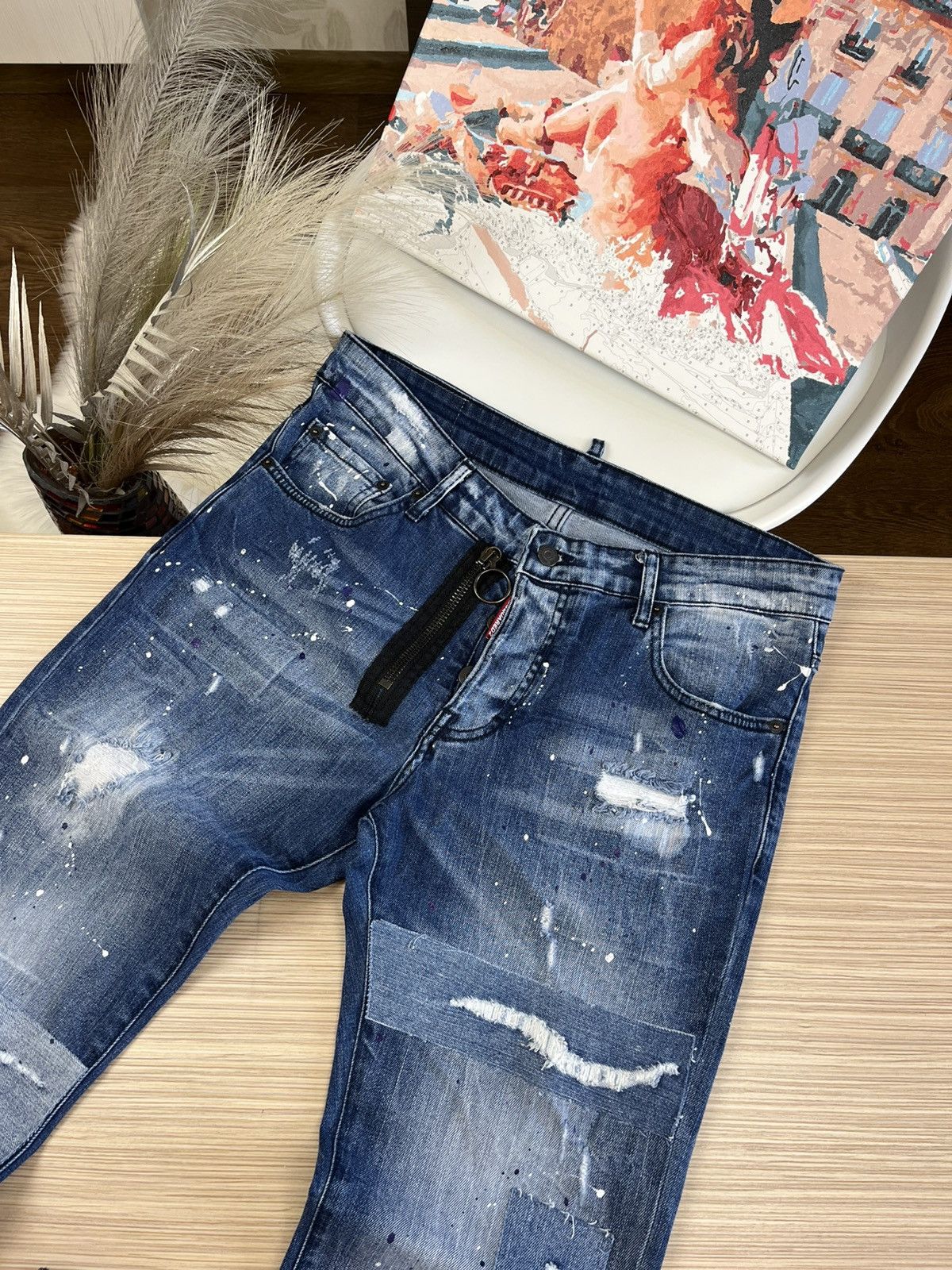 Dsquared2 × Vintage Dsquared2 vintage denim size 50 Size US 34 / EU 50 - 2 Thumbnail