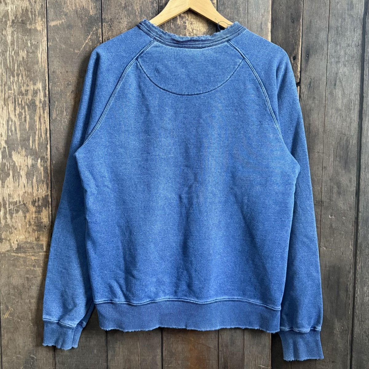 Blue Blue Japan Blue Blue Denim Crewneck Sweatshirt Size US XL / EU 56 / 4 - 2 Thumbnail