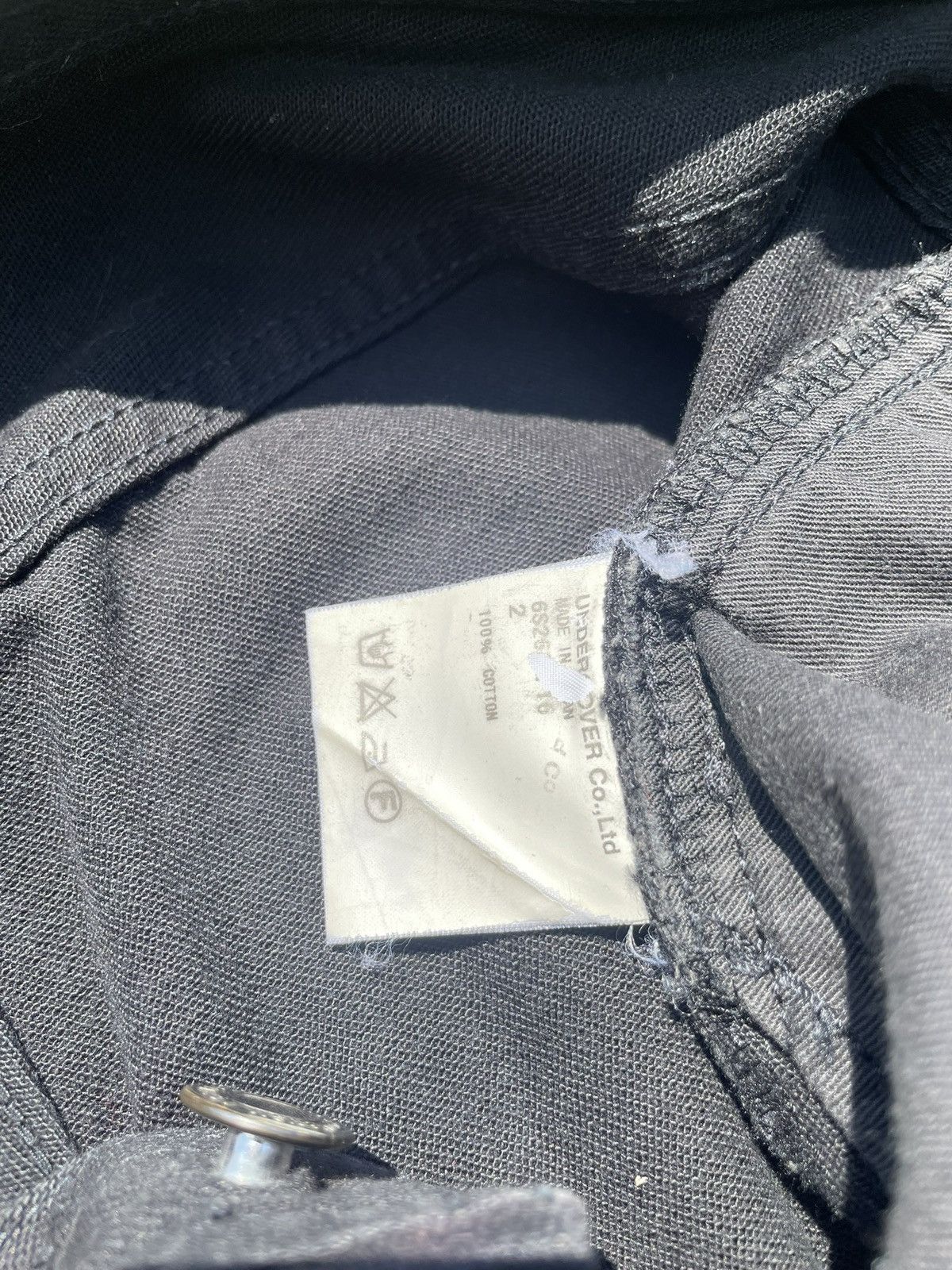 Undercover SS06 “T” - Undercover Patchwork Klaus Black Denim Size US 31 - 3 Thumbnail