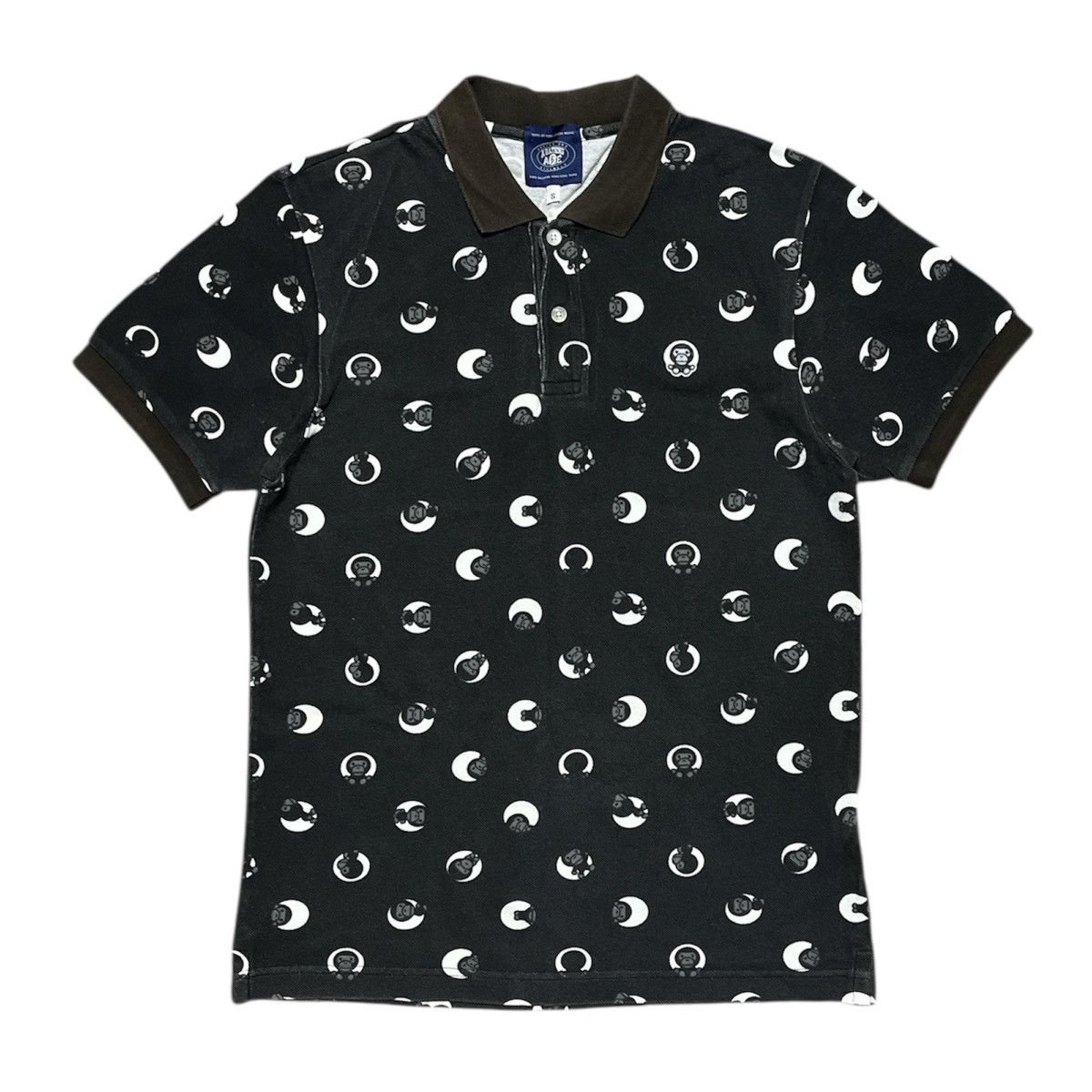 Bape nigo era baby milo all over polo Size US S / EU 44-46 / 1 - 1 Thumbnail