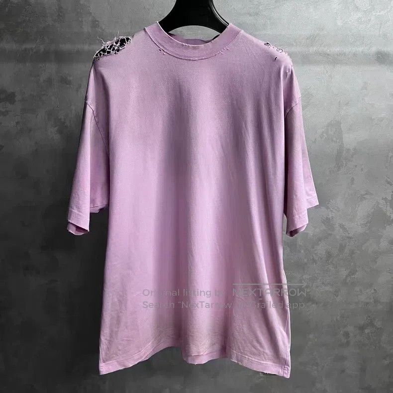 Balenciaga Balenciaga Light pink letter logo embroidery straight fit Size US L / EU 52-54 / 3 - 2 Thumbnail