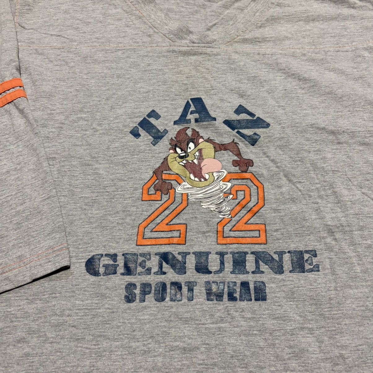 Warner Bros Vintage Warner Bros Taz Football T shirt Jersey Boxy 90s Size US XXL / EU 58 / 5 - 4 Thumbnail