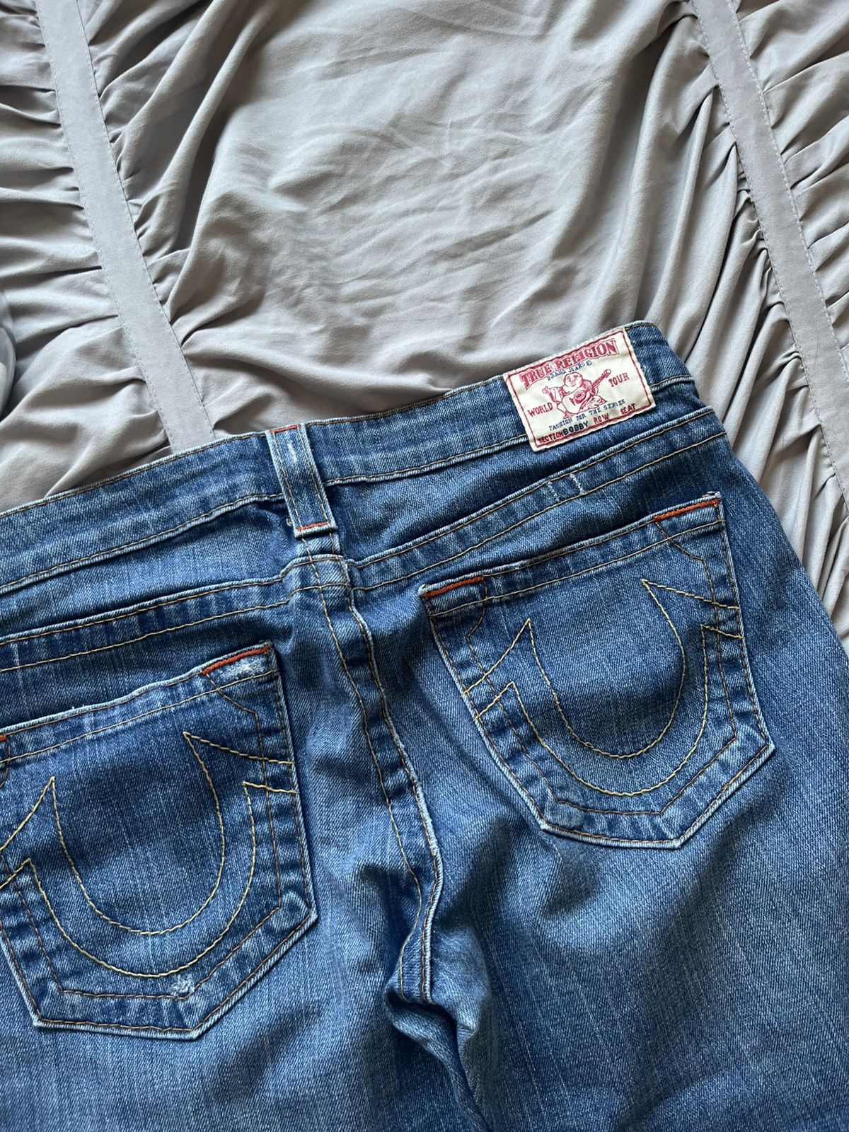 True Religion Vintage Denim True Religion Distressed Washed Jeans Japanese Size US 31 - 3 Thumbnail