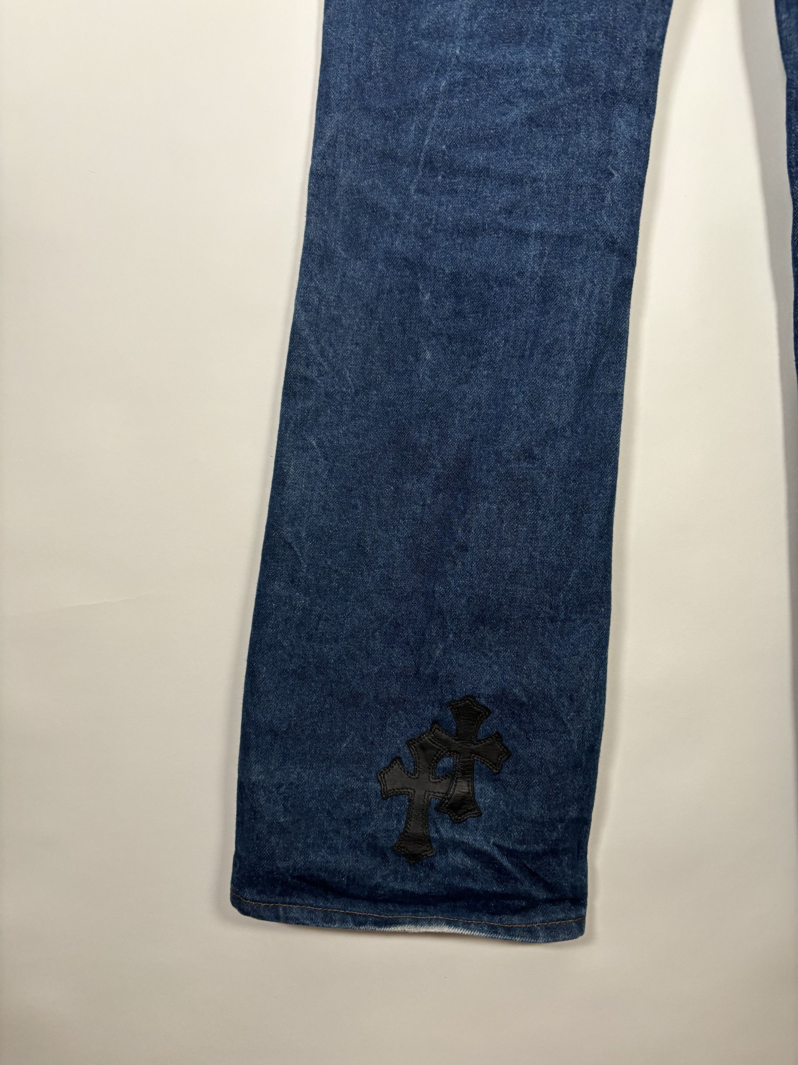 Chrome Hearts 🚭 CLASSIC GRAIL 🚭 CHROME HEARTS VINTAGE PATCHED LEVI’S Size US 33 - 11 Thumbnail