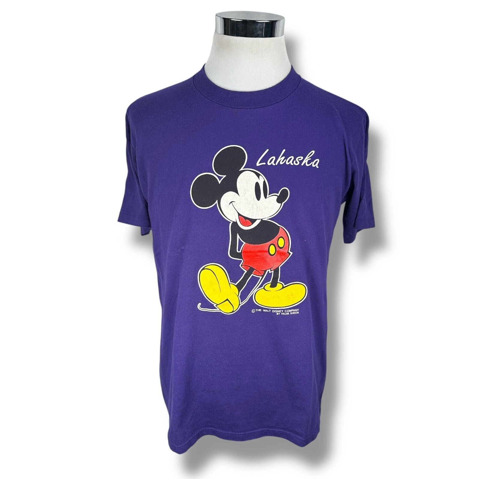 Velva Sheen Vintage Velva Sheen Disney Mickey T-Shirt Men’s L Purple Size US L / EU 52-54 / 3 - 1 Thumbnail