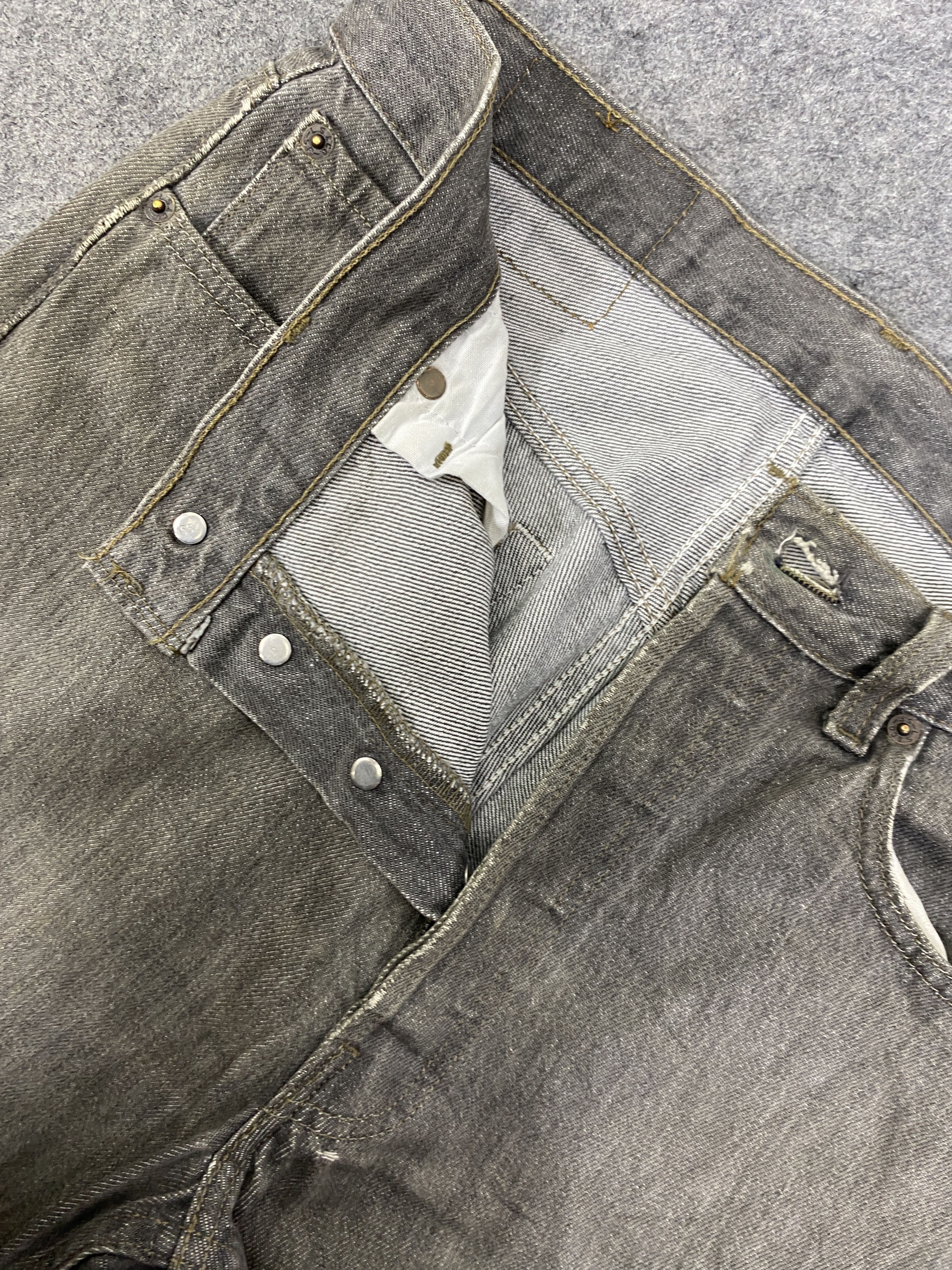 Levi's Dirty Grey Vintage Levi's 501 Jeans 31x26.5 - JN3378 Size US 31 - 7 Thumbnail