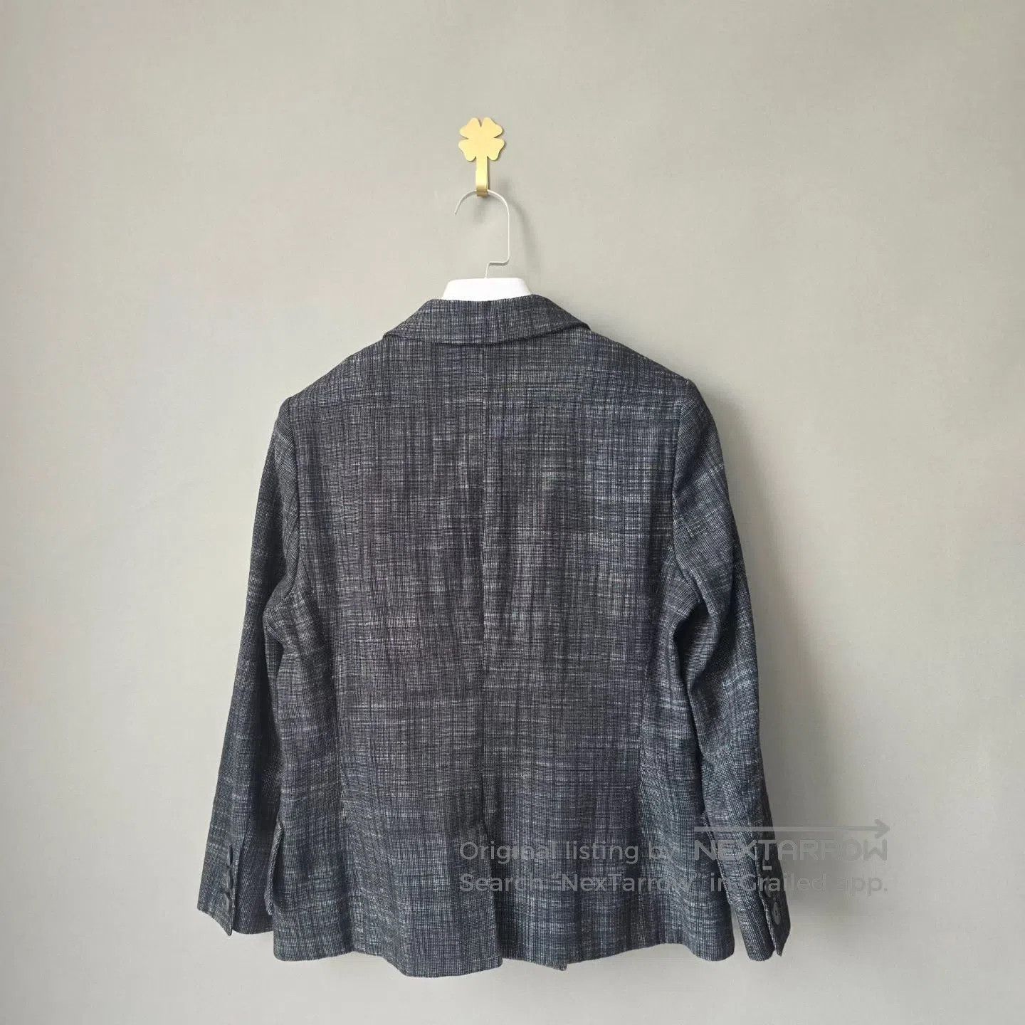 Dior Dior Women's Linen-Blend Double-Breasted Plaid Suit Jacket Size XS / US 0-2 / IT 36-38 - 2 Thumbnail