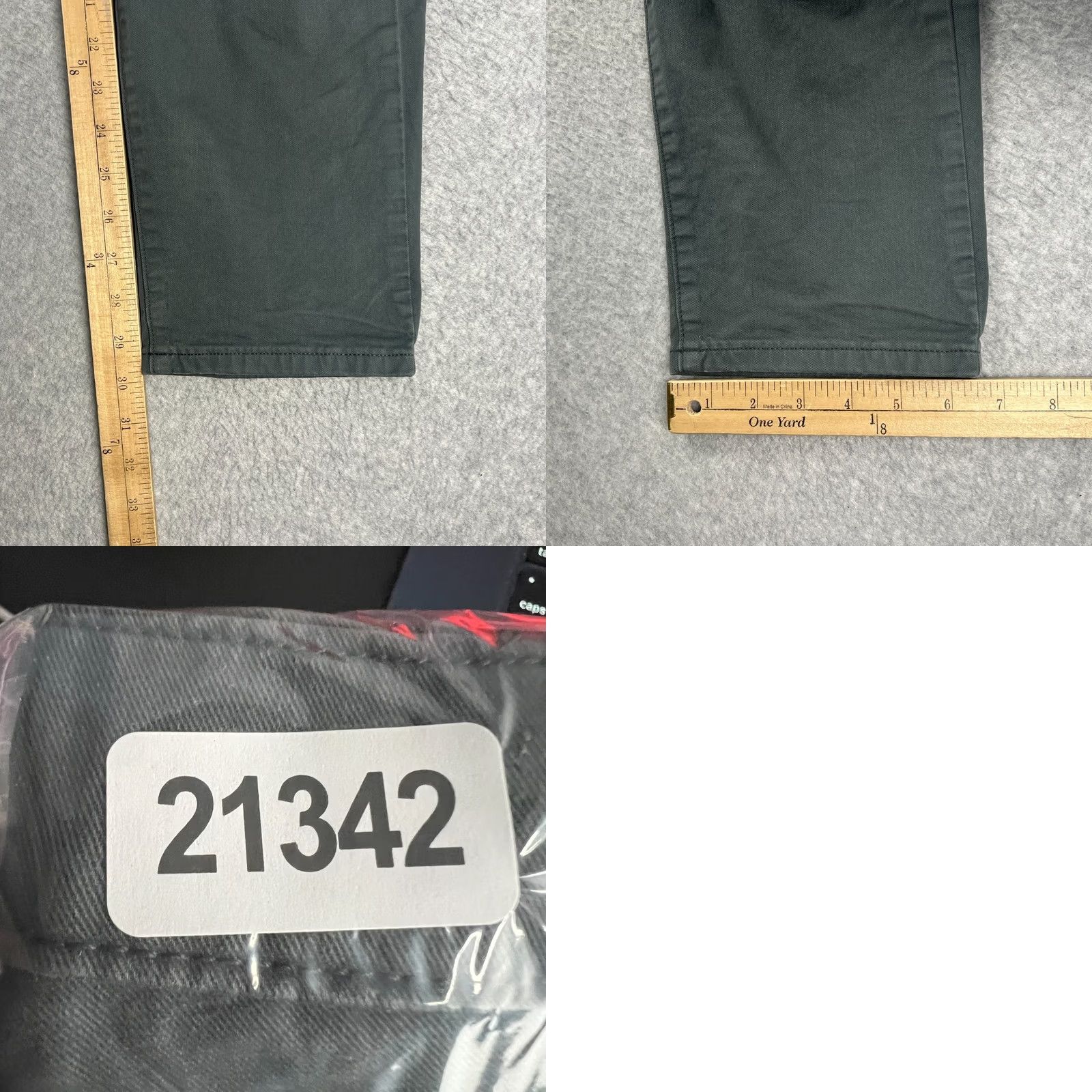 Flint And Tinder Flint & Tinder 365 Pants 30x30 Slim Fit Tapered Stretch Grey Huckberry Mens Size US 30 / EU 46 - 8 Thumbnail
