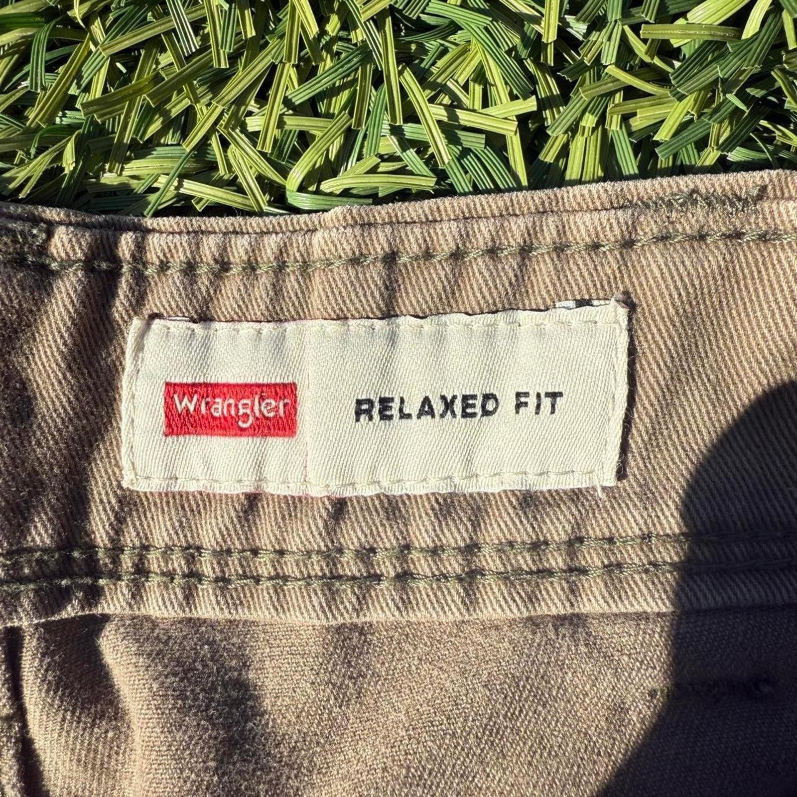Wrangler Wrangler Cargo Pants Khaki Green Size 34x34 Size US 34 / EU 50 - 2 Thumbnail