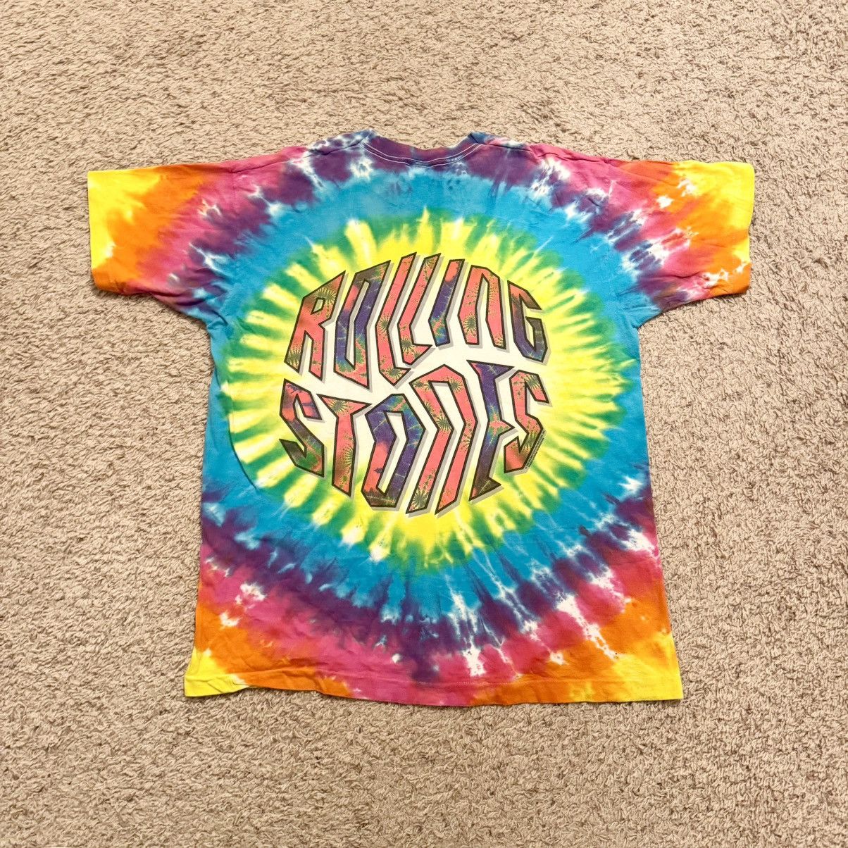 Vintage Vintage 1994 The Rolling Stones Liquid Blue Tee XL Size US XL / EU 56 / 4 - 6 Thumbnail