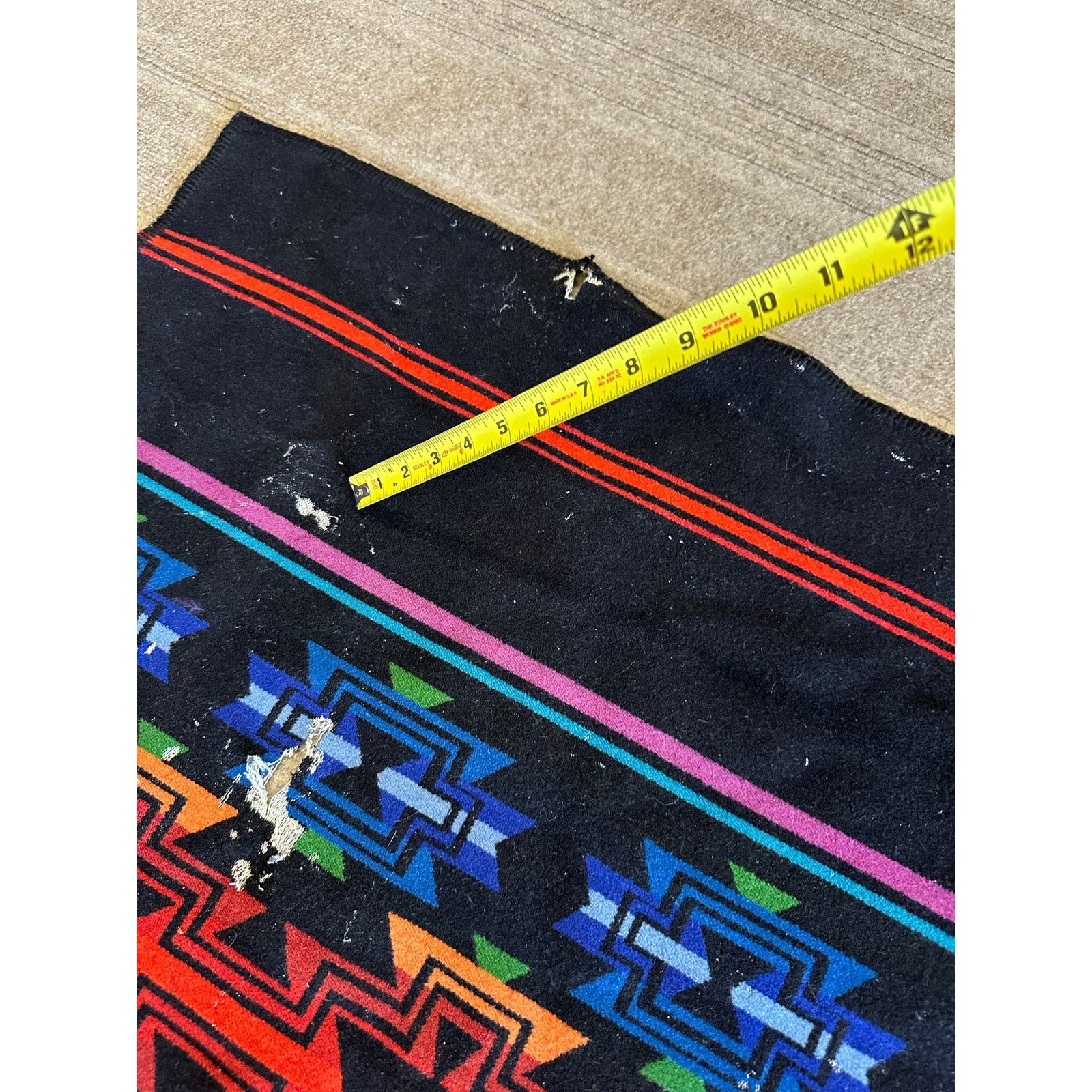 Pendleton Vintage Pendleton Beaver State Wool Aztec Blanket 34x63” Size ONE SIZE - 5 Thumbnail