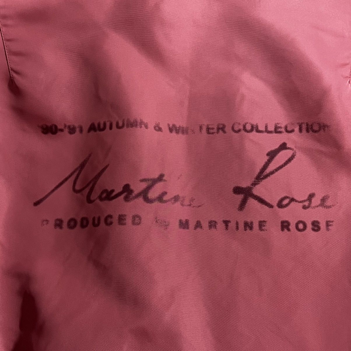 Martine Rose Pink Bomber Jacket