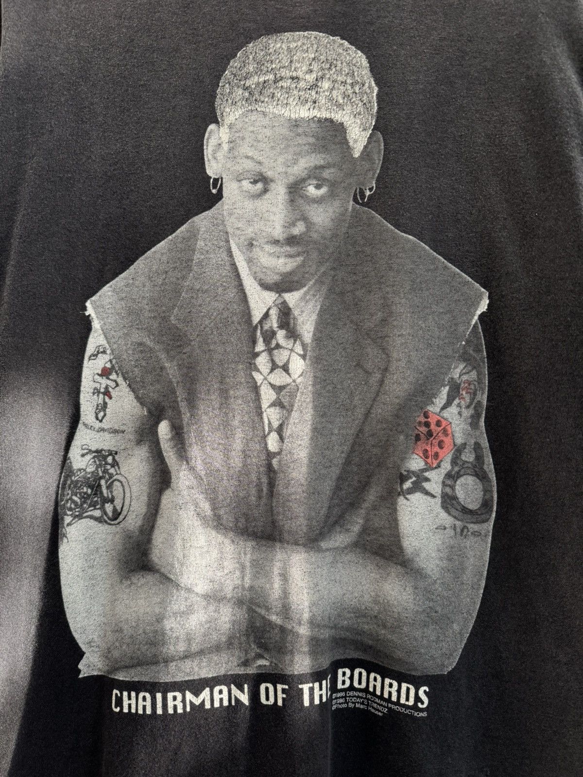 Vintage Vintage Rodman Chairman Of The Boards 90s T-Shirt Size US M / EU 48-50 / 2 - 3 Thumbnail