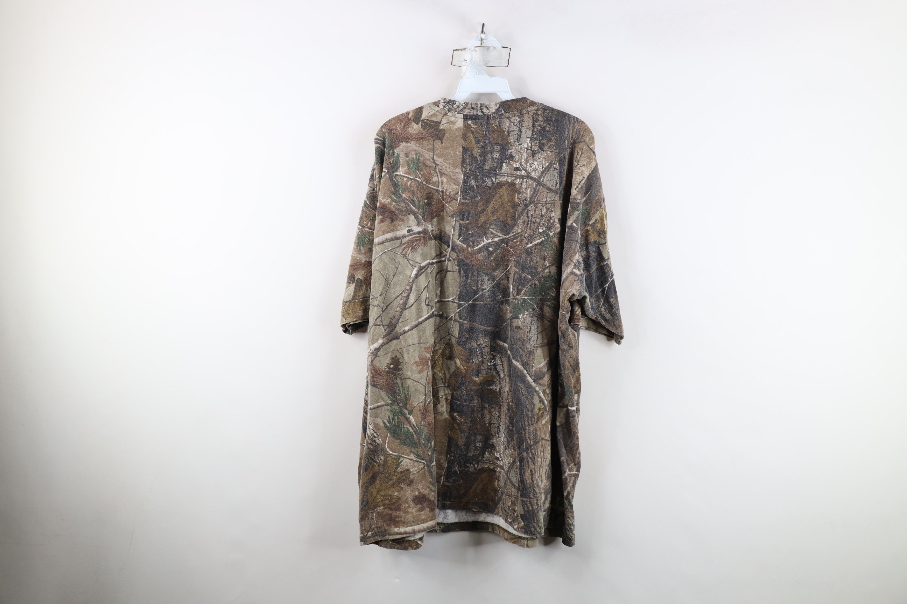 Cabelas Vintage Cabelas Heavyweight Camouflage Pocket T-Shirt Cotton Size US XXL / EU 58 / 5 - 11 Thumbnail