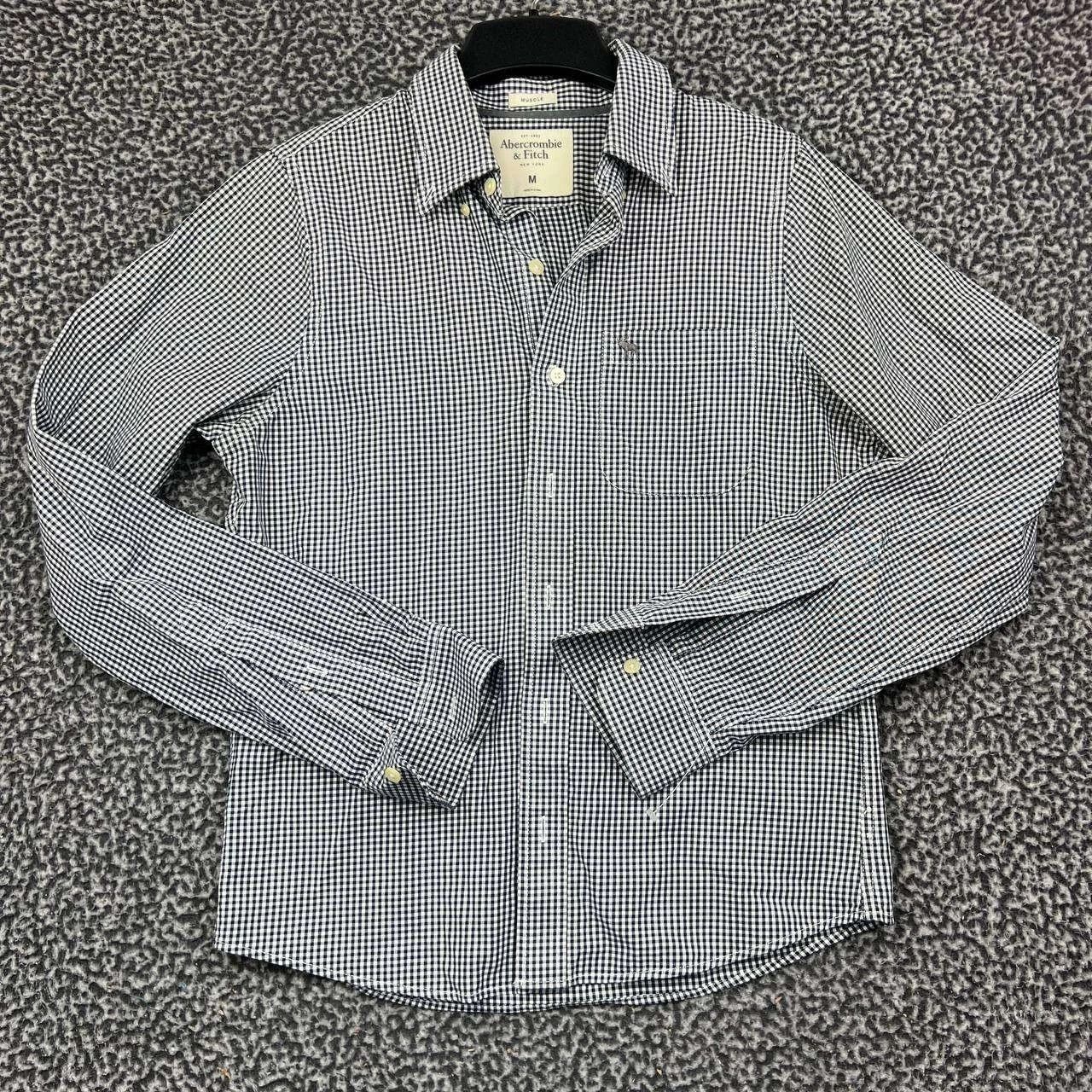 Abercrombie & Fitch Abercrombie & Fitch Button Down Shirt Muscle Fit Gingham M Size US M / EU 48-50 / 2 - 1 Thumbnail