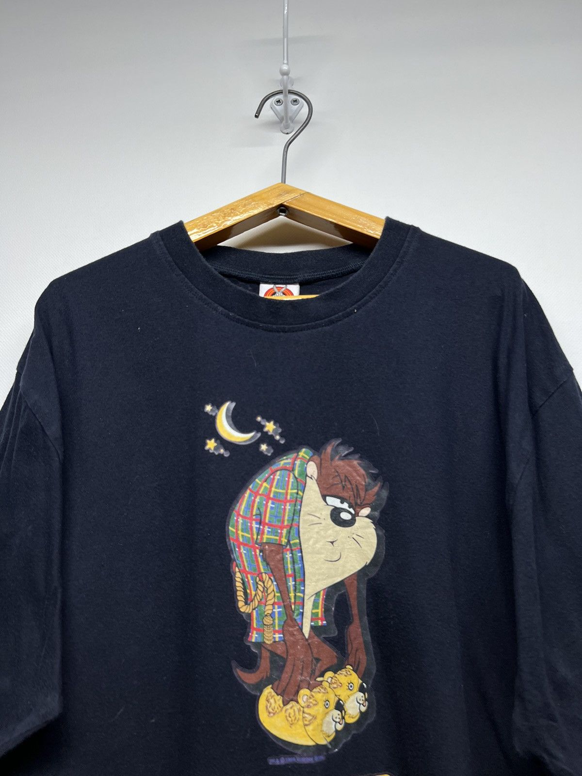 Vintage × Warner Bros Vintage Y2k Looney Tunes Tuzz Off To Sleep 😴 T-Shirt 1999 Size US XL / EU 56 / 4 - 4 Thumbnail