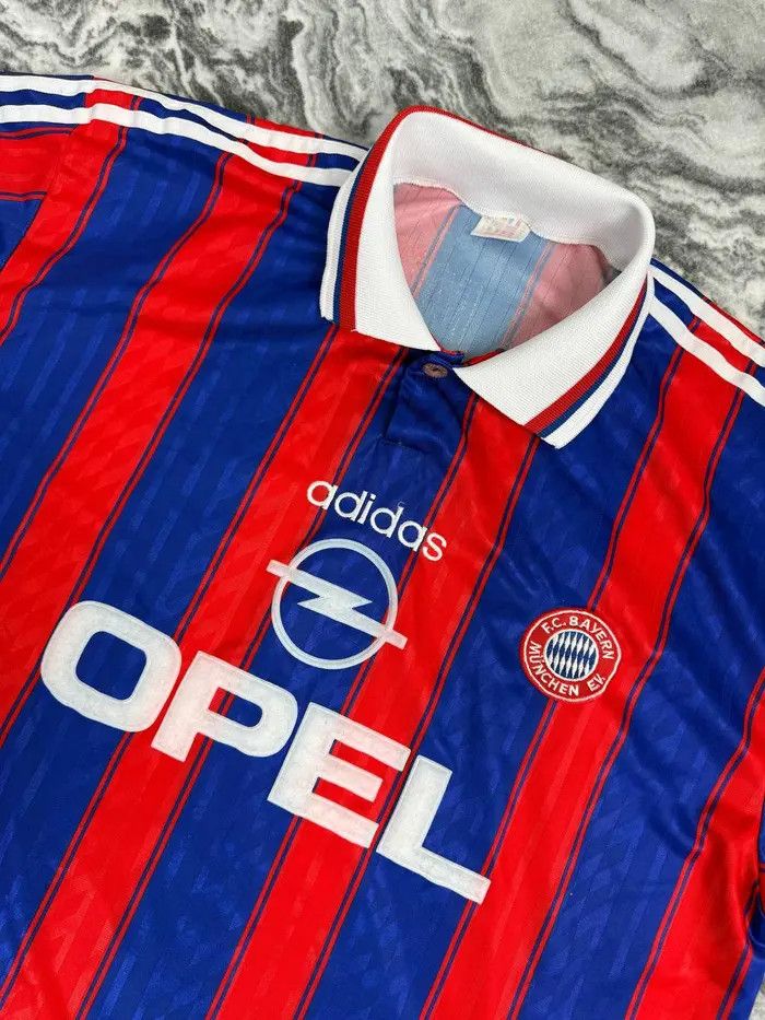 Adidas Bayern Munich 1995 1997 Matthaus #10 Home Shirt Jersey Size US XL / EU 56 / 4 - 3 Thumbnail