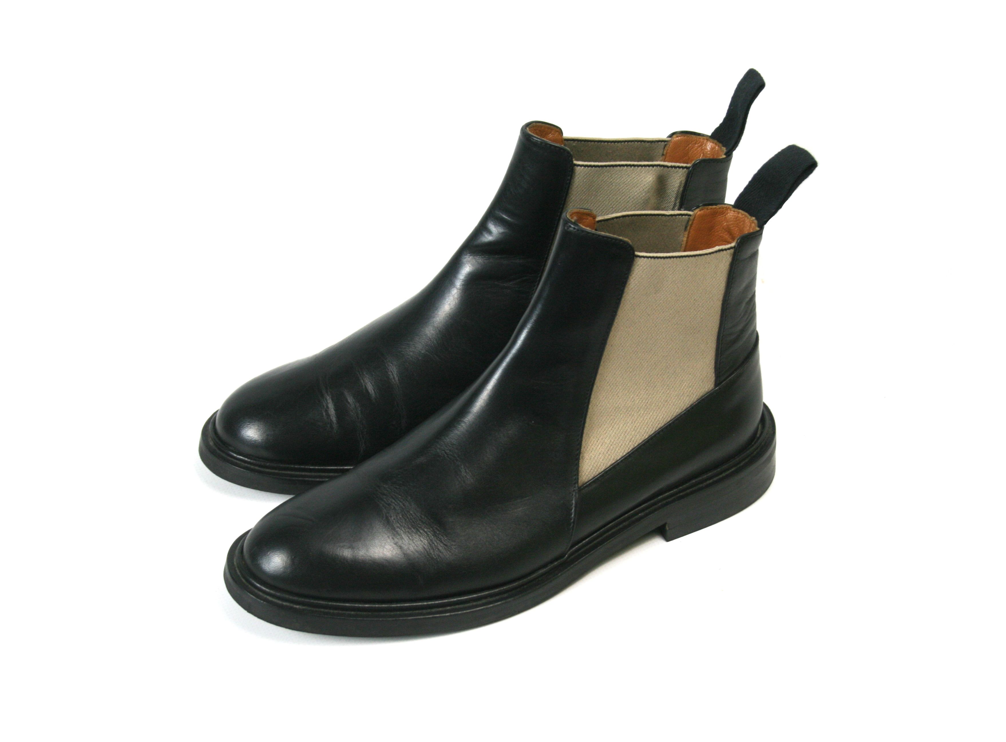 ATP Atelier Clivia Chelsea Leather Boots Size US 8 / IT 38 - 3 Thumbnail