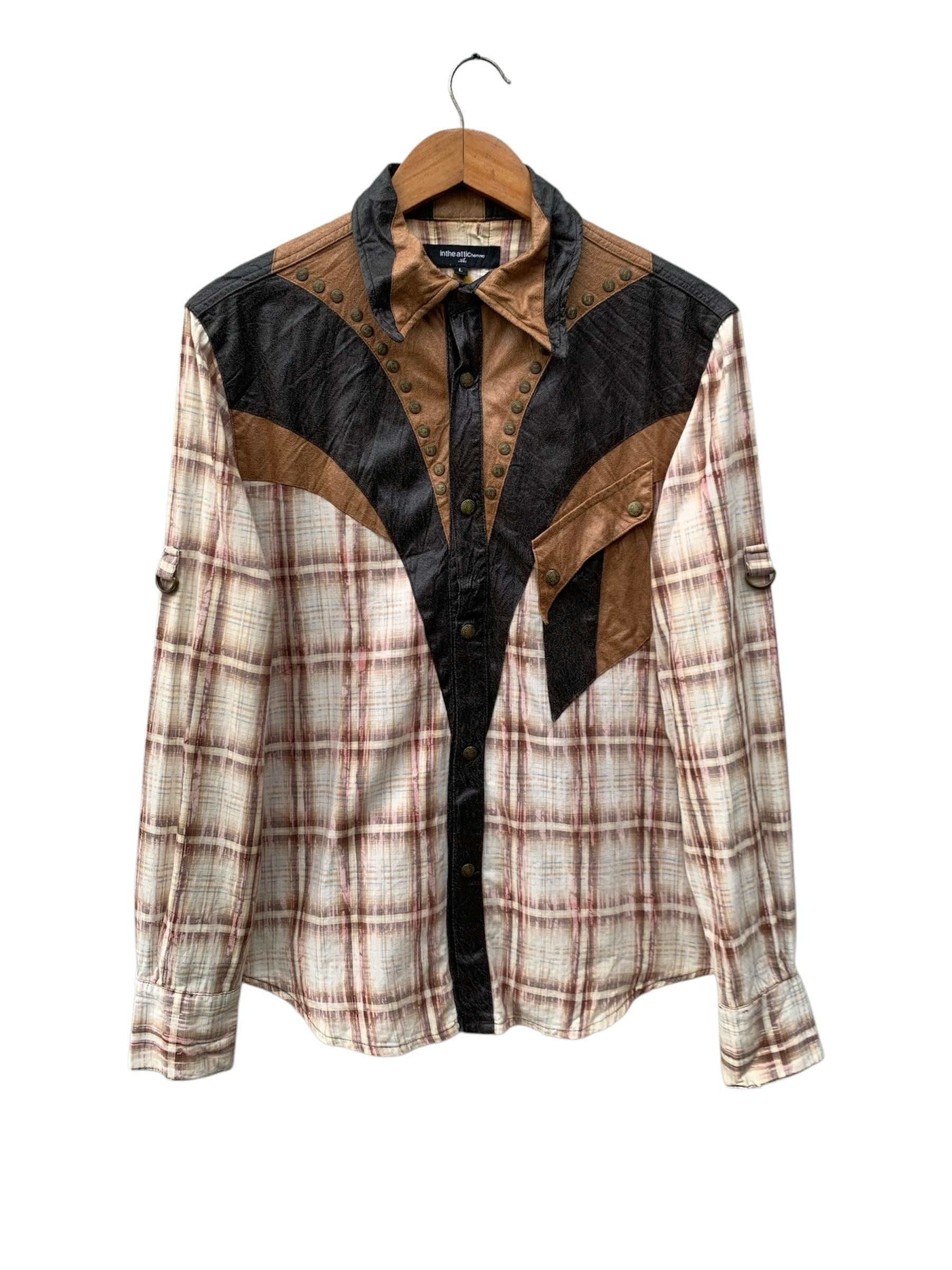 In The Attic Vintage Rare In The Attic Homme Button Shirt Size US L / EU 52-54 / 3 - 1 Thumbnail