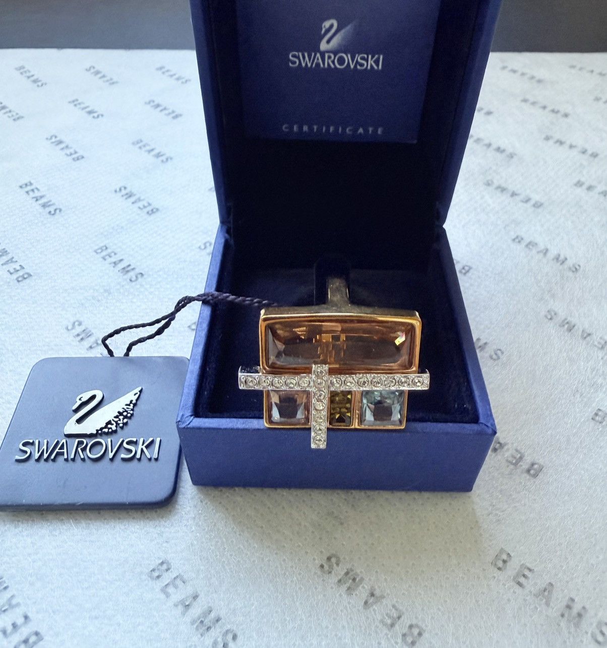 Swarovski Brand New Swarvoski DMUL / ROS RING 835335 Size 55 Size ONE SIZE - 1 Thumbnail