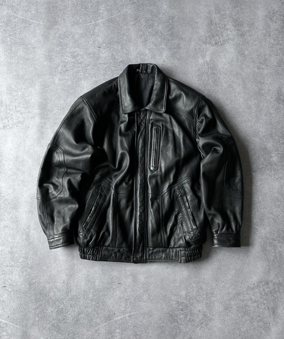 Genuine Leather × Leather Jacket × Vintage Vintage Ruchi