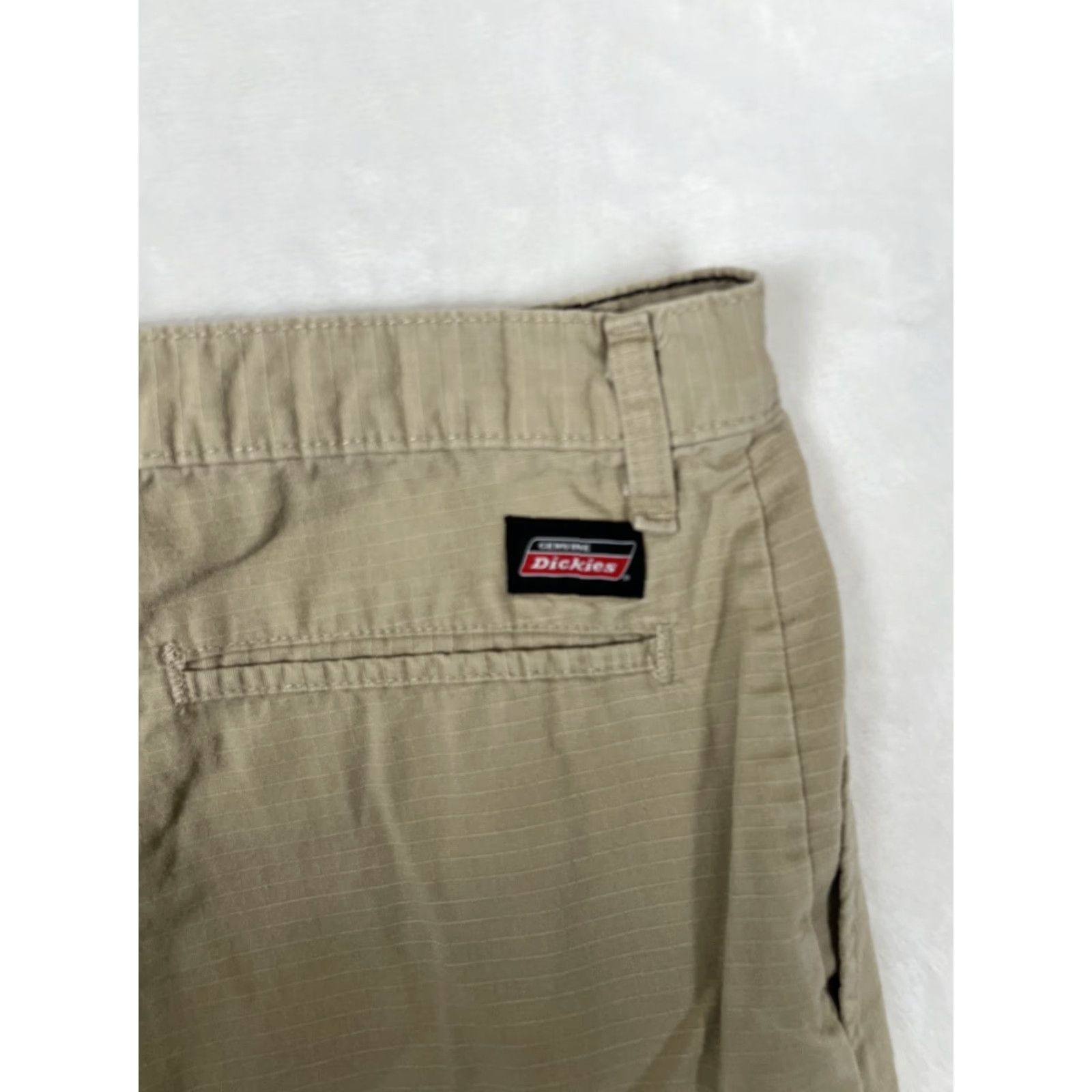Dickies Dickies Shorts Mens 4 Tan Ripstop Loose Fit Utility Outdoors Workwear Y2K Skate Brown Cotton Pockets Chino Summer Spring Regular 34 Mens Size US 34 / EU 50 - 7 Thumbnail