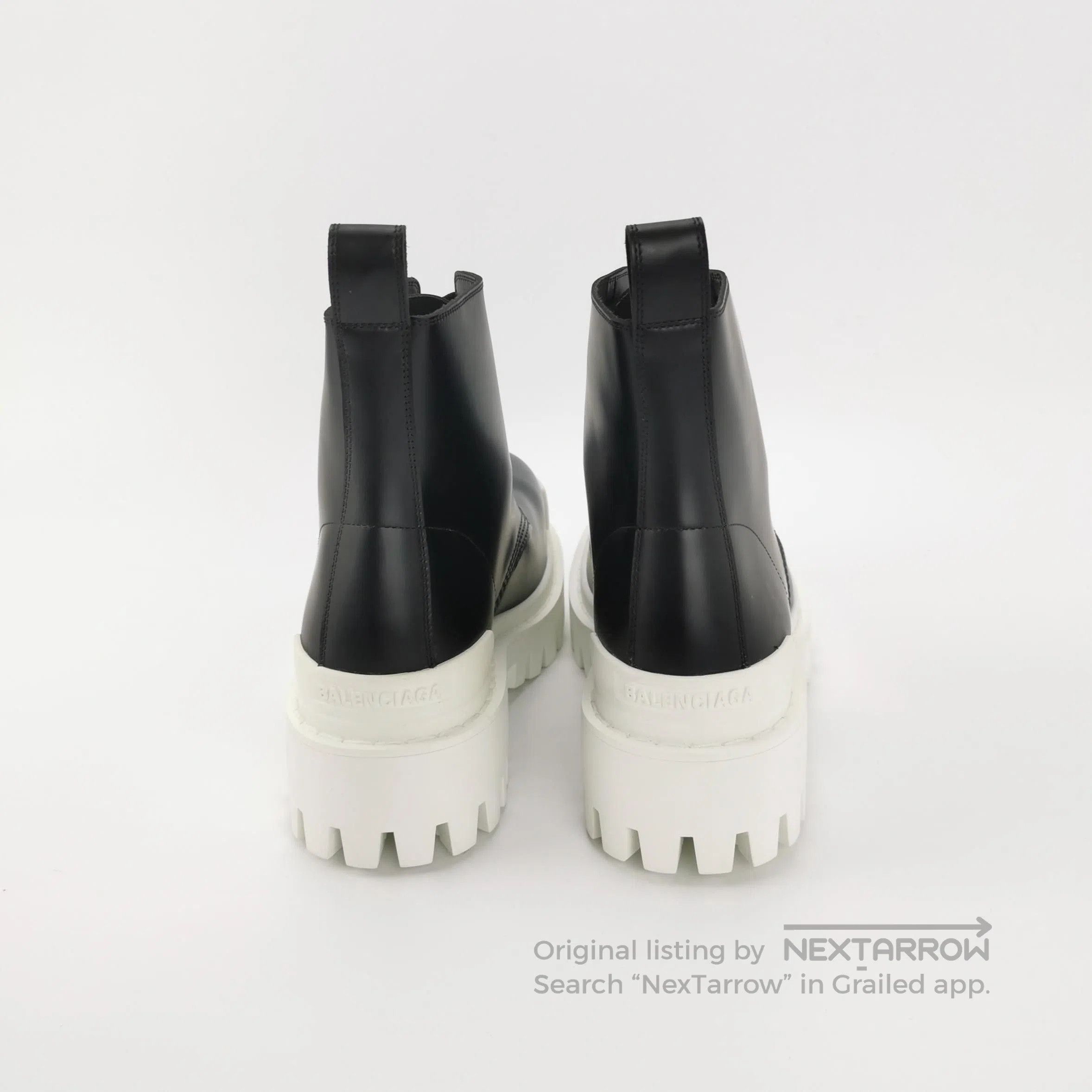 Balenciaga Black Leather Lace. Size US 10 / EU 43 - 5 Thumbnail