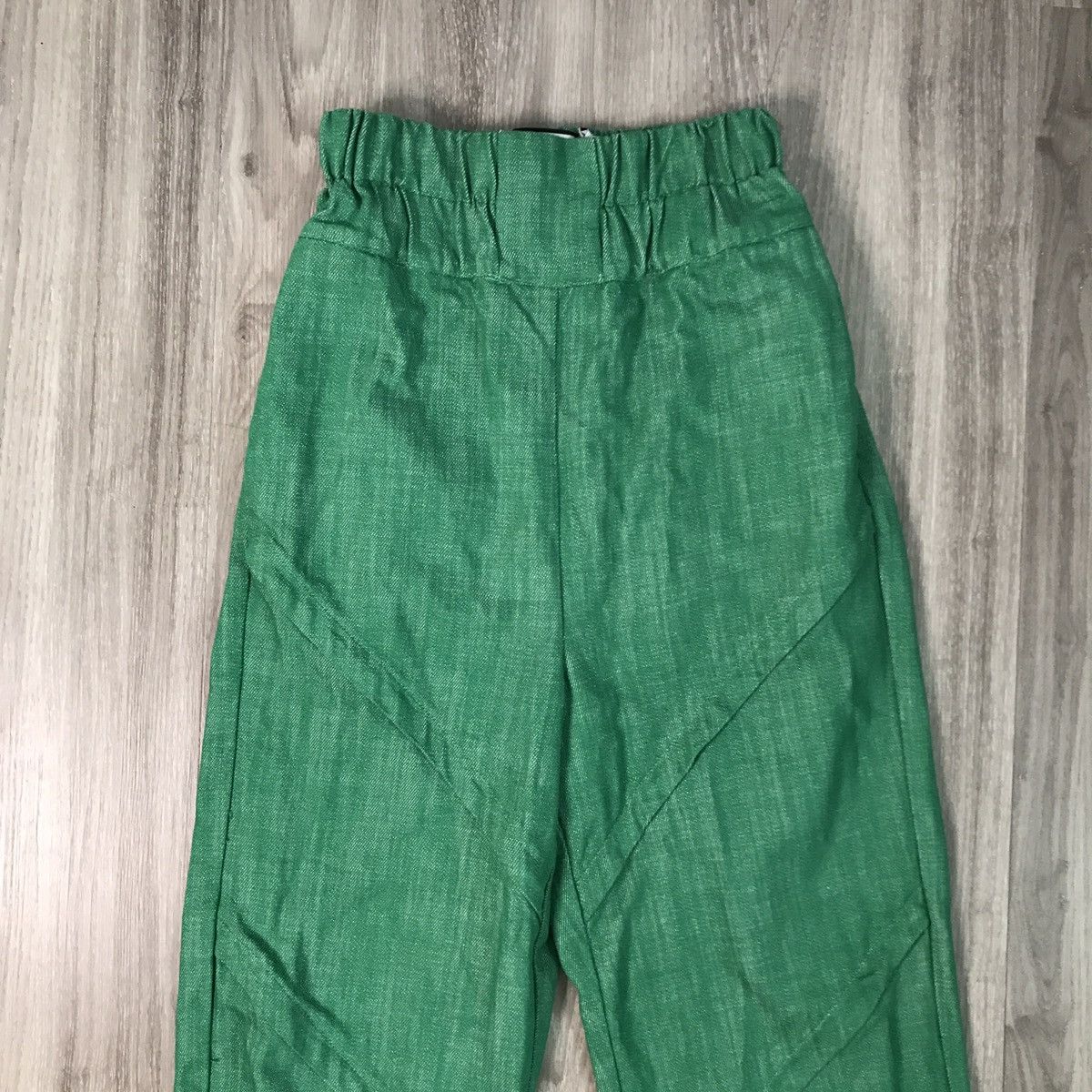 ADPT Adeptt Drop Crotch Green Womens Pants Size 27" / US 4 / IT 40 - 3 Thumbnail