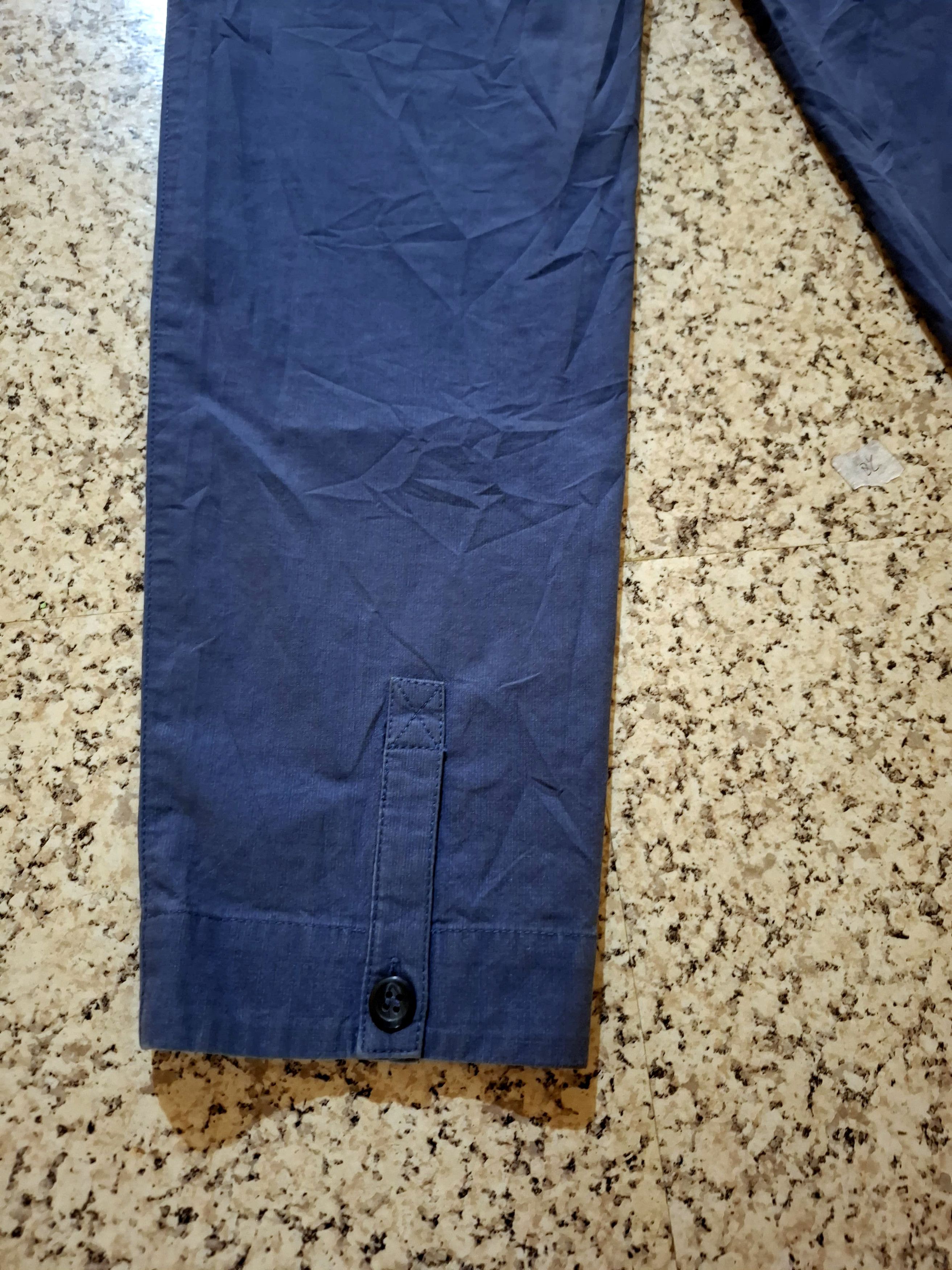 A.P.C. VINTAGE A.P.C. Blue Adjustable Button Cuff Tapered Chinos Size 28" / US 6 / IT 42 - 9 Thumbnail