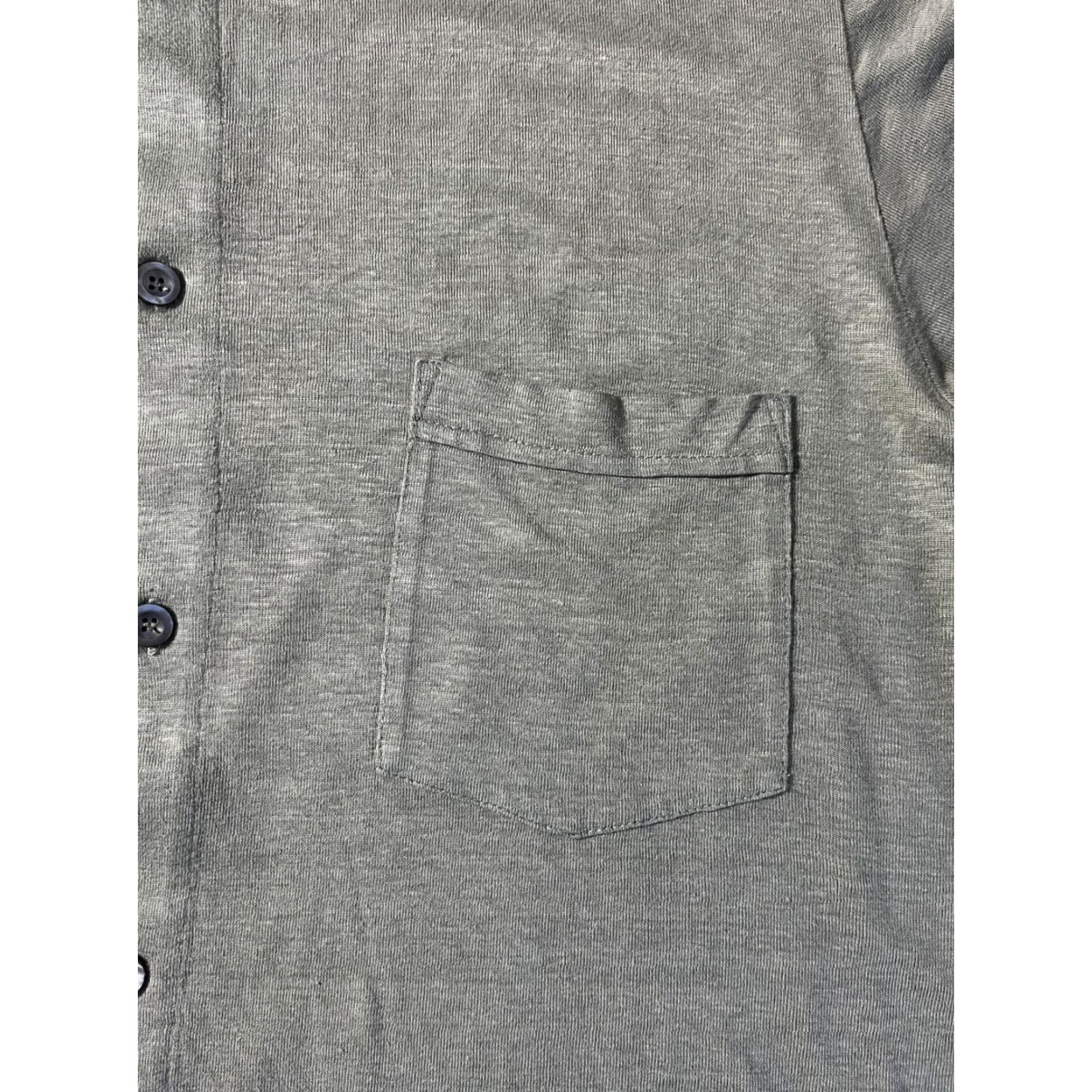 Hugo Boss HUGO BOSS Shirt, Button-Up, Short Sleeve, Linen Blend, Sage Green, Size L, Men’s, Casual, Travel, Breathable, Lightweight, Pockets, Stretch Size US L / EU 52-54 / 3 - 4 Thumbnail