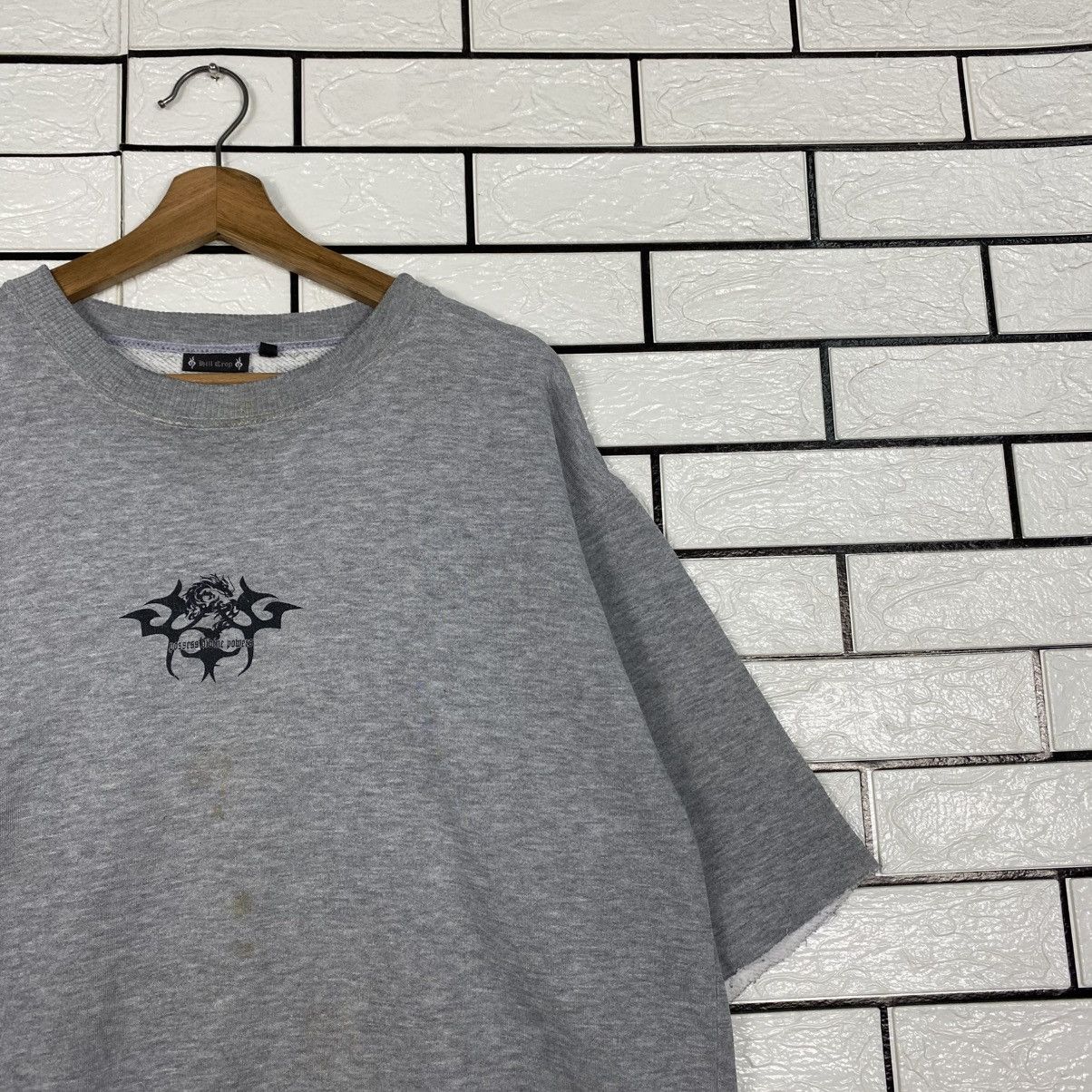 Japanese Brand Cropped Short Sleeve Sweatshirt Hill Crop Punk Design Size US M / EU 48-50 / 2 - 7 Thumbnail