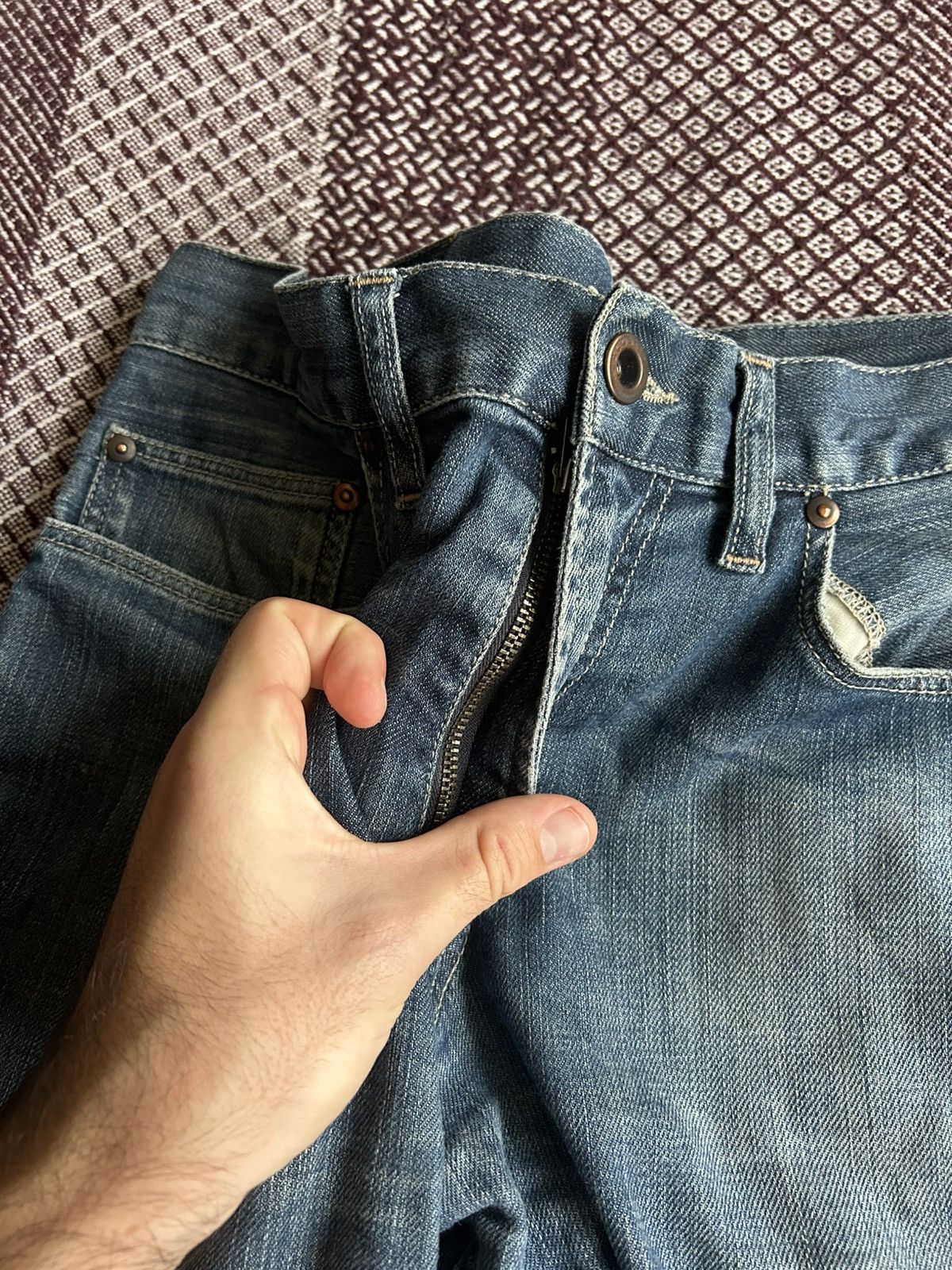 Lacoste Vintage Lacoste Denim Jeans Faded Washed Pants Unisex Sz 32 Size US 32 / EU 48 - 11 Thumbnail