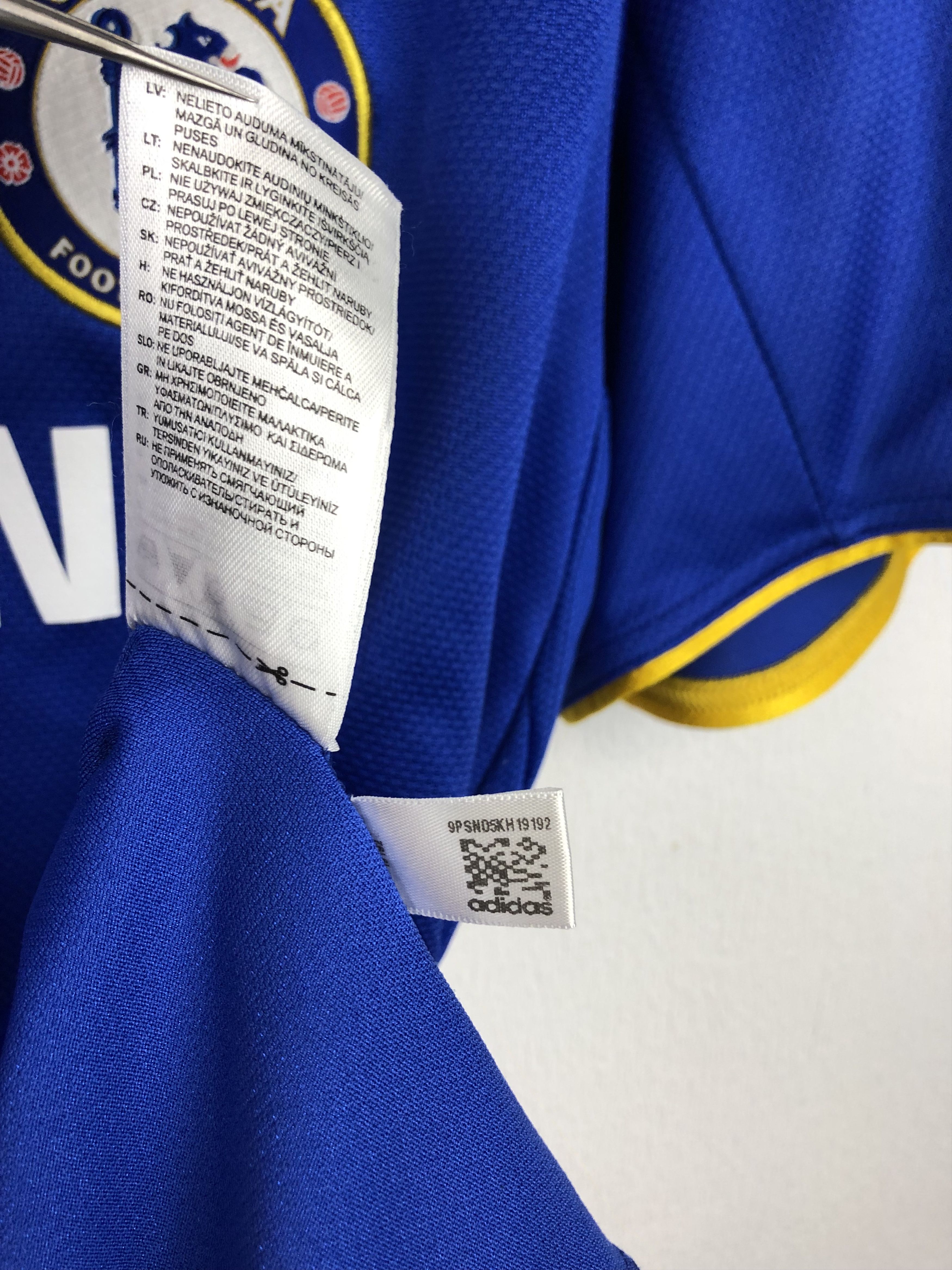 Adidas Chelsea Home football shirt 2008 Soccer Adidas Jersey Trikot Size US L / EU 52-54 / 3 - 7 Thumbnail