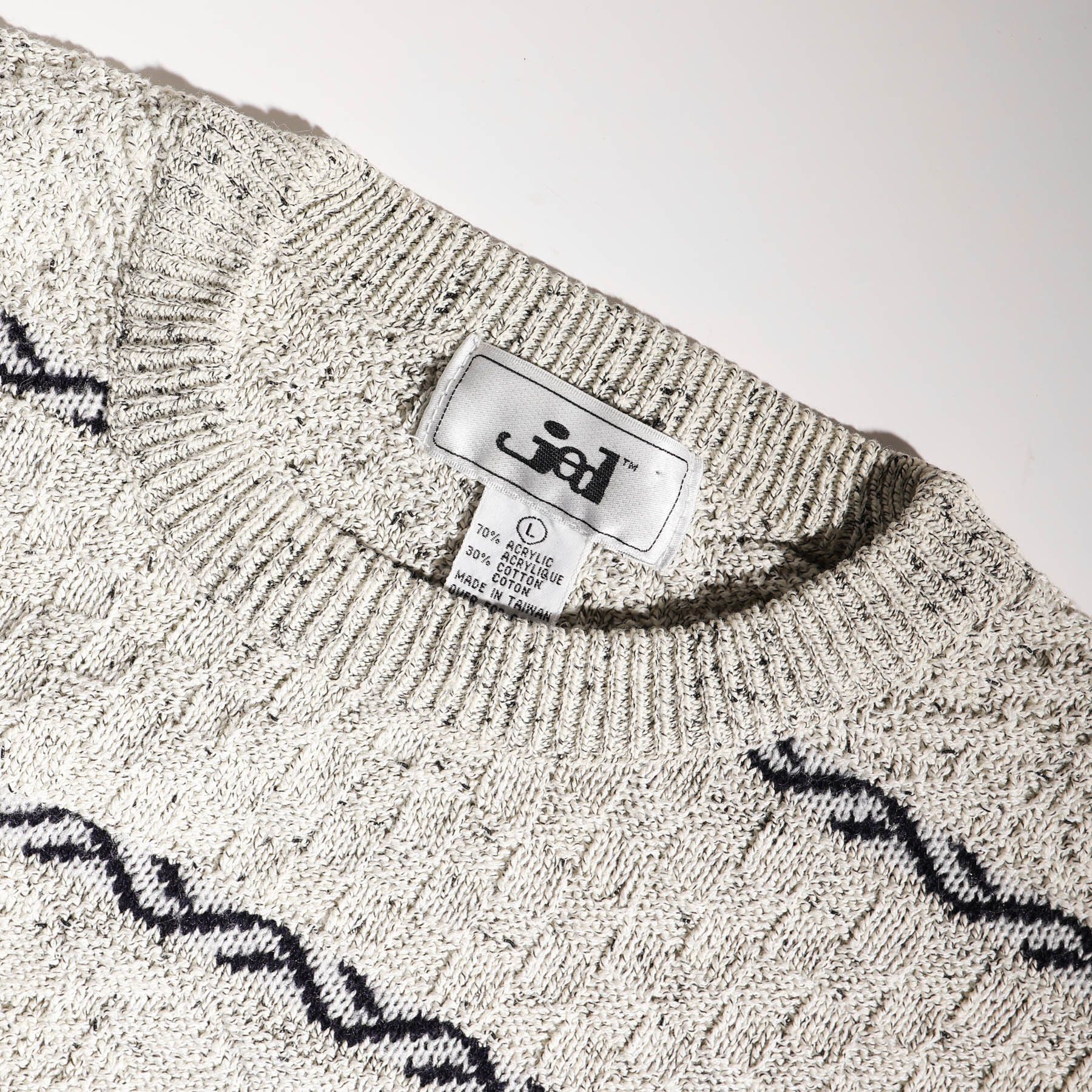 Vintage Vintage Knitted TomTom Style Surfer Crewneck Sweater Size US L / EU 52-54 / 3 - 2 Thumbnail