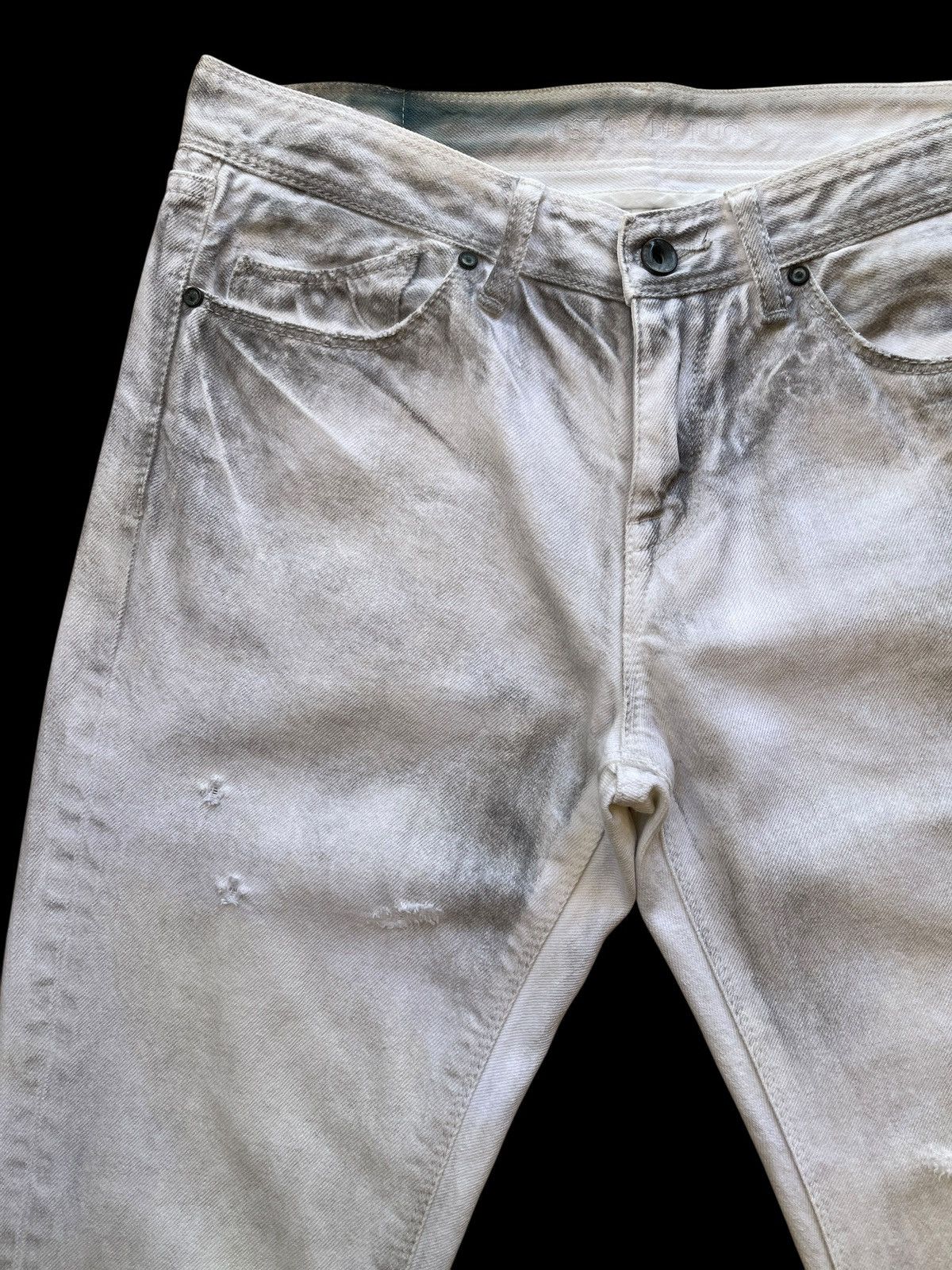 GOSTAR DE FUGA Fuga Dirty Marble Distressed Denim Size US 30 / EU 46 - 3 Thumbnail