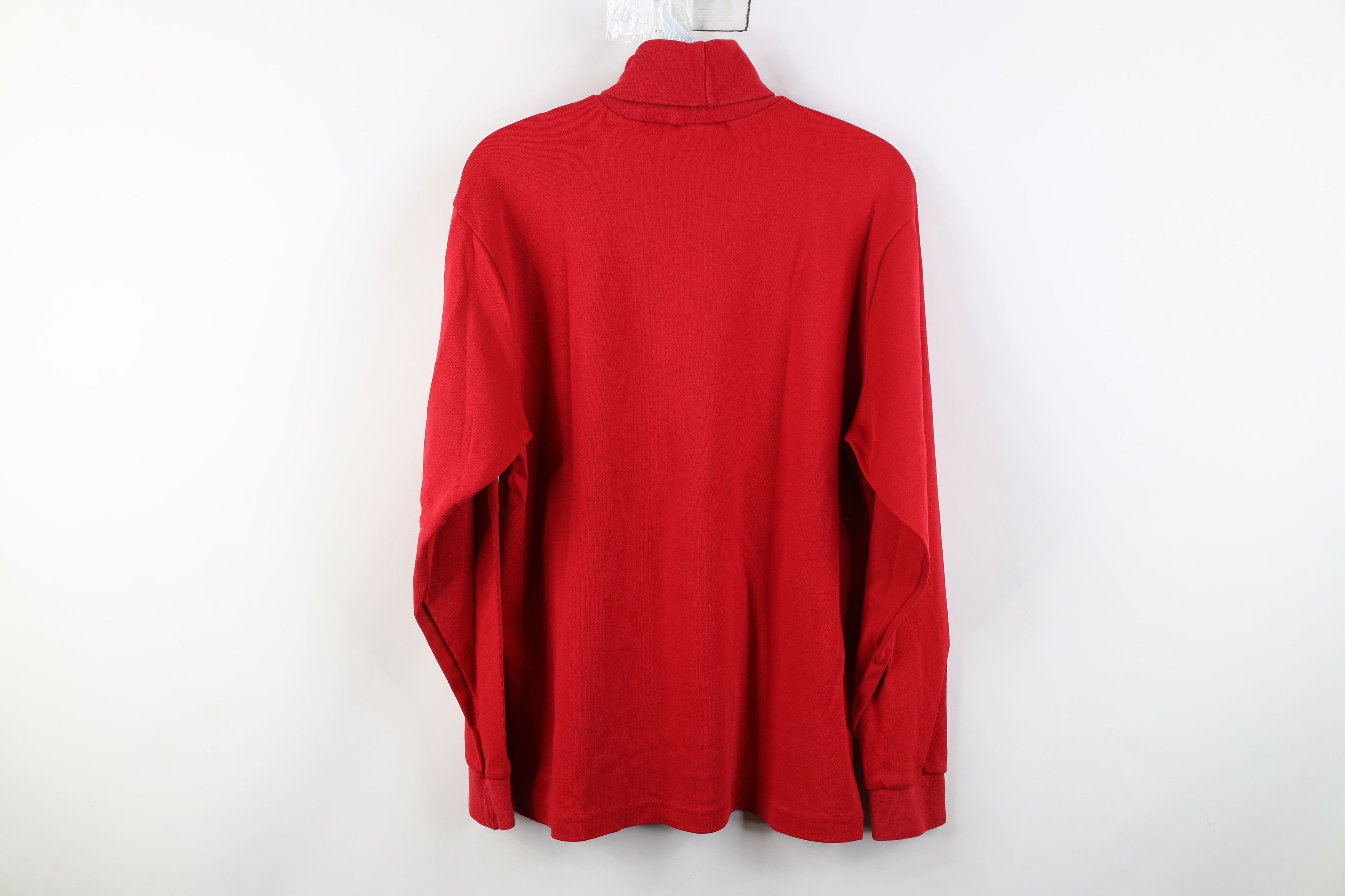 Harley Davidson Vintage 90s Harley Davidson Spell Turtleneck T-Shirt Red USA Size US S / EU 44-46 / 1 - 13 Thumbnail