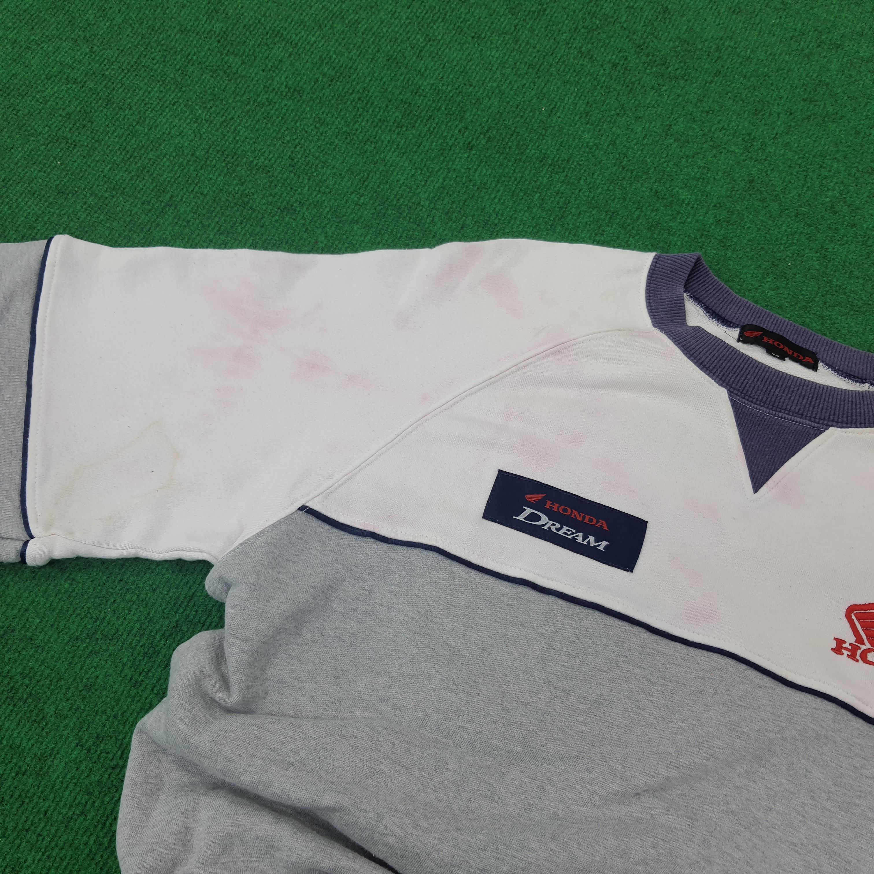 Japanese Brand × Vintage Vintage Honda Japan Racing Motorsports Sweatshirts C220N16 Size US M / EU 48-50 / 2 - 12 Thumbnail