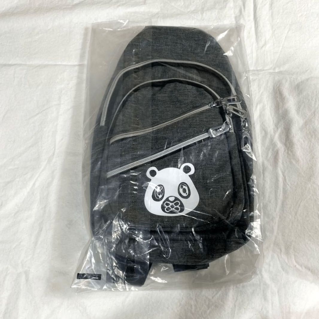 Vintage OWNYC Crossbody Bag Men's Gray White Bear Stash New Size ONE SIZE - 5 Thumbnail