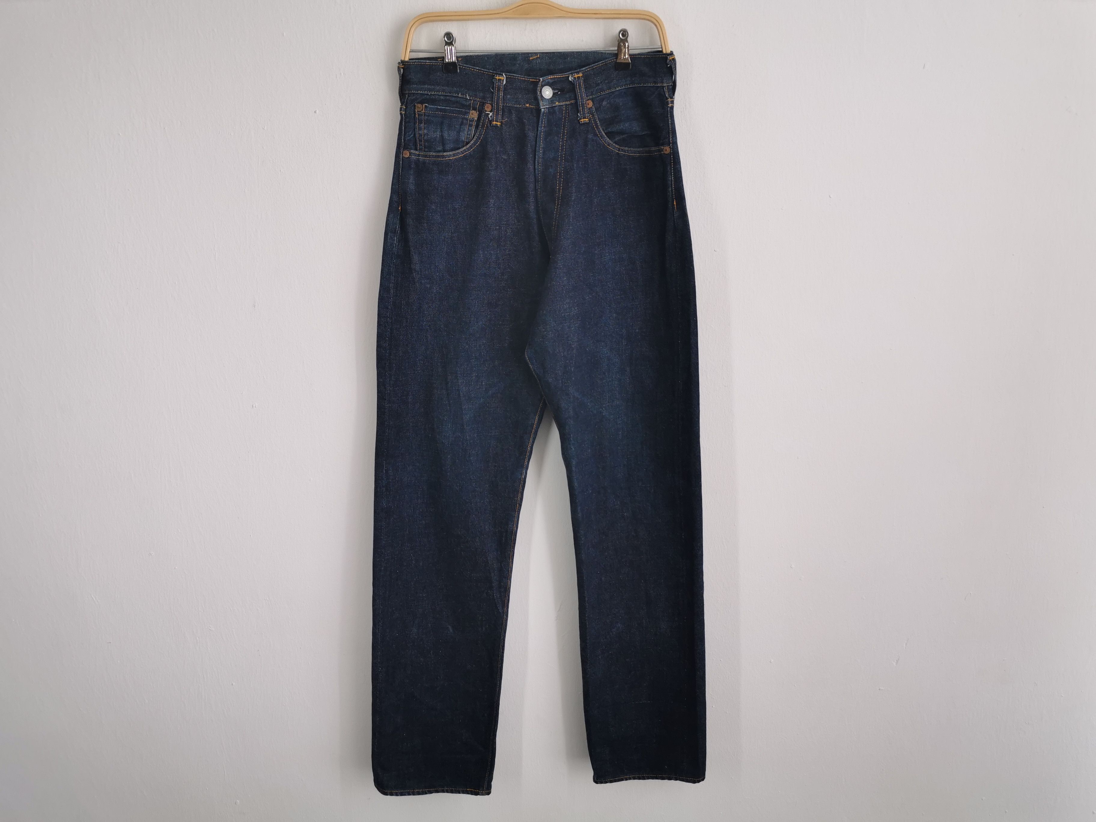 Japanese Brand Vintage 90s Evis Lot 2601 Selvedge Seagull Denim Size 29 Size US 29 - 2 Thumbnail